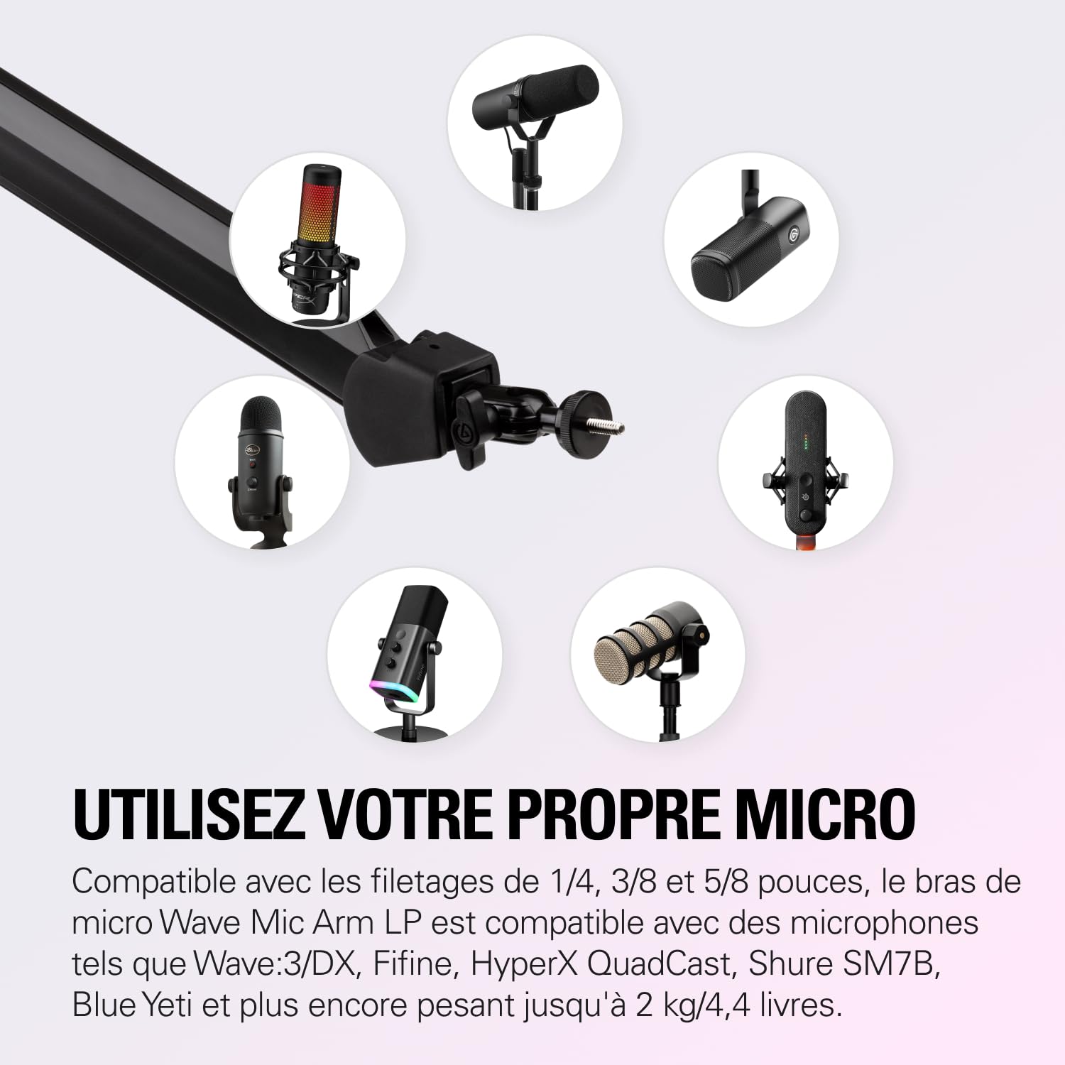 elgato-wave-mic-arm-high-rise-extra-tall-broadcast-boom-arm-with-internal-spring image 4