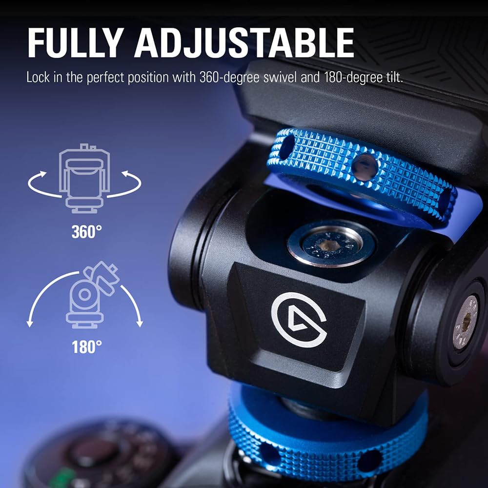 elgato-cold-shoe-mount-adjustable-1-4-inch-thread-180-degree-tilt-360-degree-swi image 8