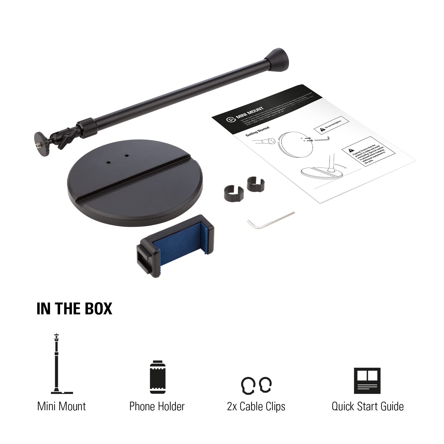 elgato-mini-mount-adjustable-desktop-stand-extends-to-64cm-with-phone-holder-col image 8