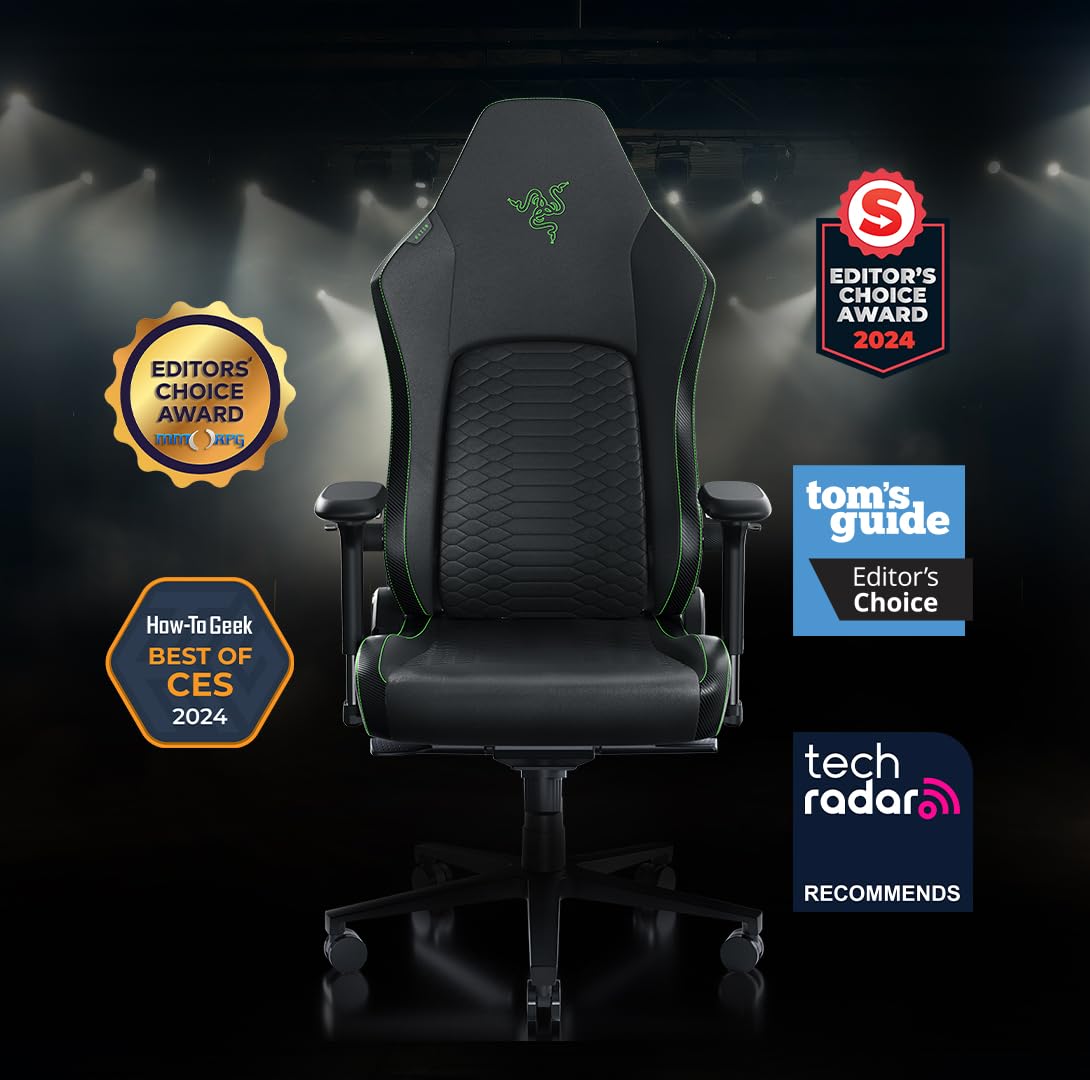 razer-iskur-v2-gaming-chair-adaptive-lumbar-support-high-density-foam-152-reclin image 4