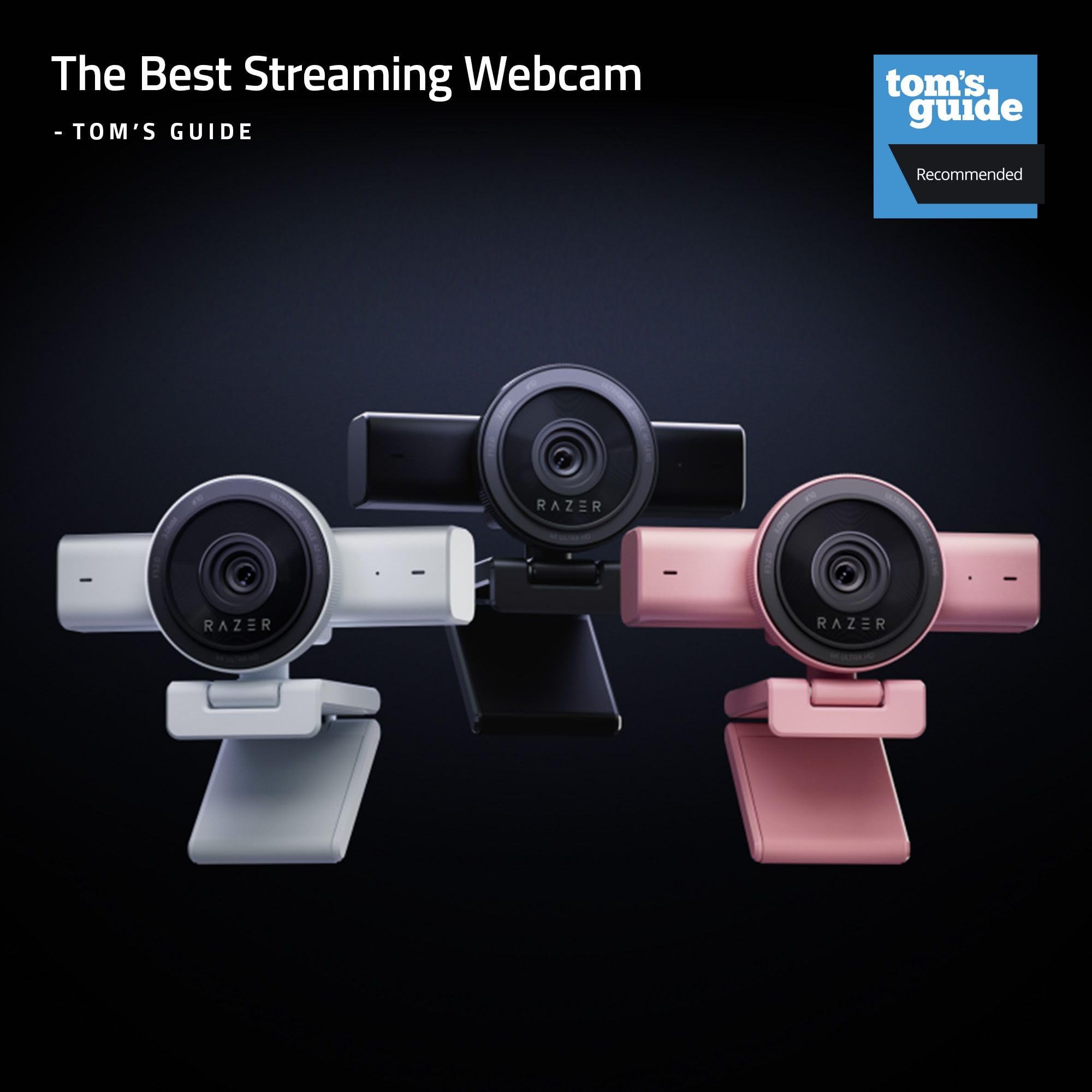 razer-kiyo-v2-streaming-webcam-4k-30fps-ai-auto-framing-pink image 2