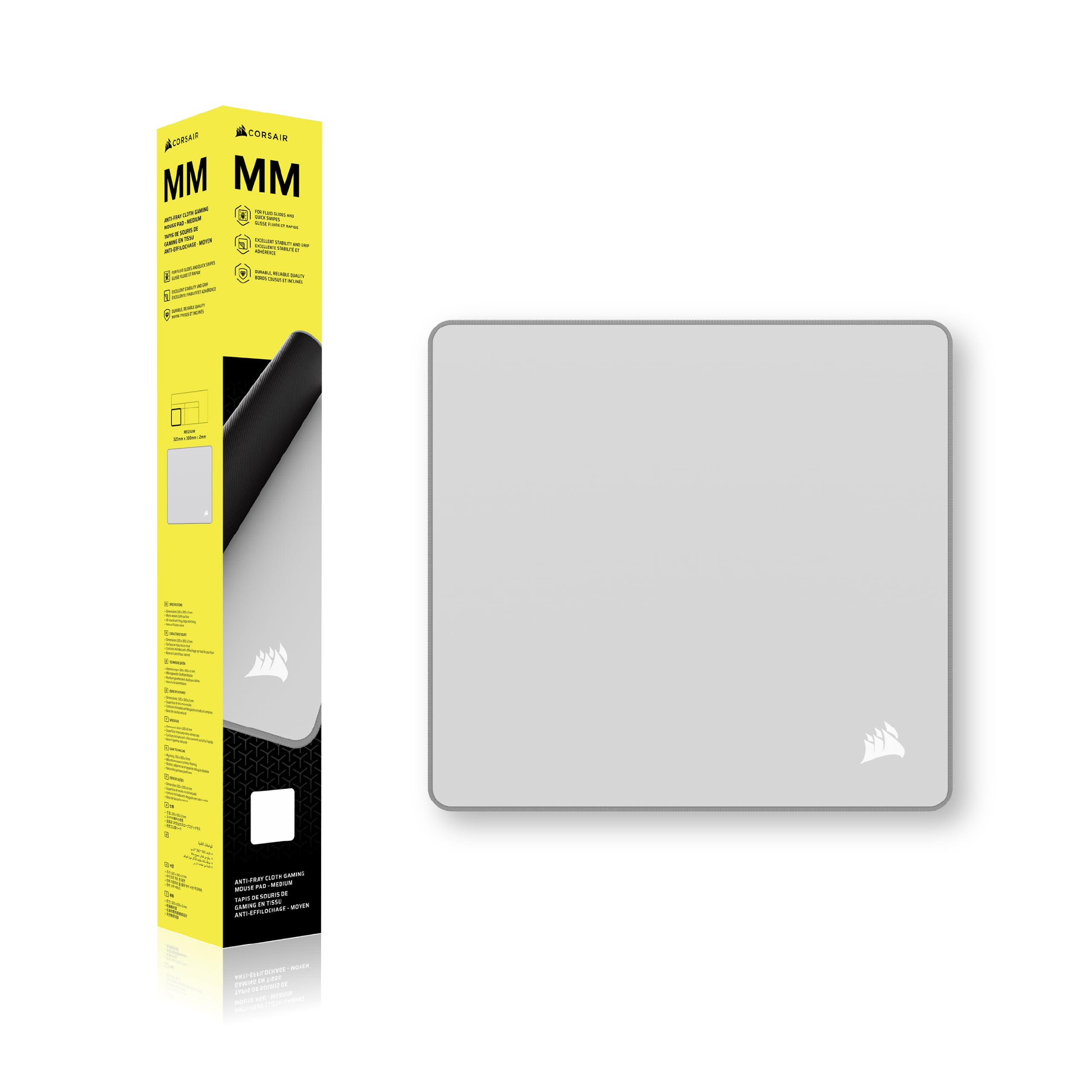 corsair-mm-anti-fray-cloth-gaming-mouse-pad-medium-320-x-300mm image 8