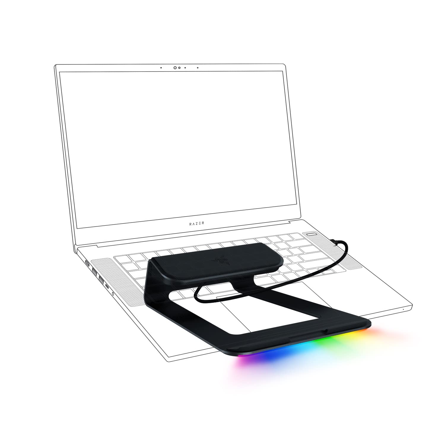 razer-laptop-stand-chroma-v2-with-usb-c-hub image 8