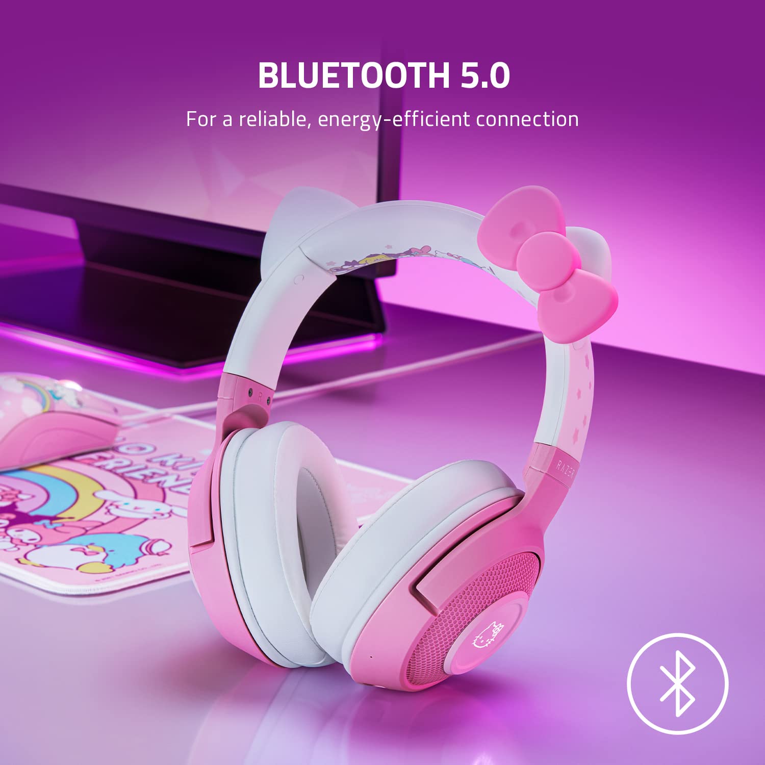 razer-kraken-bt-hello-kitty-friends-edition-wireless-bluetooth-headset-40mm-driv image 3