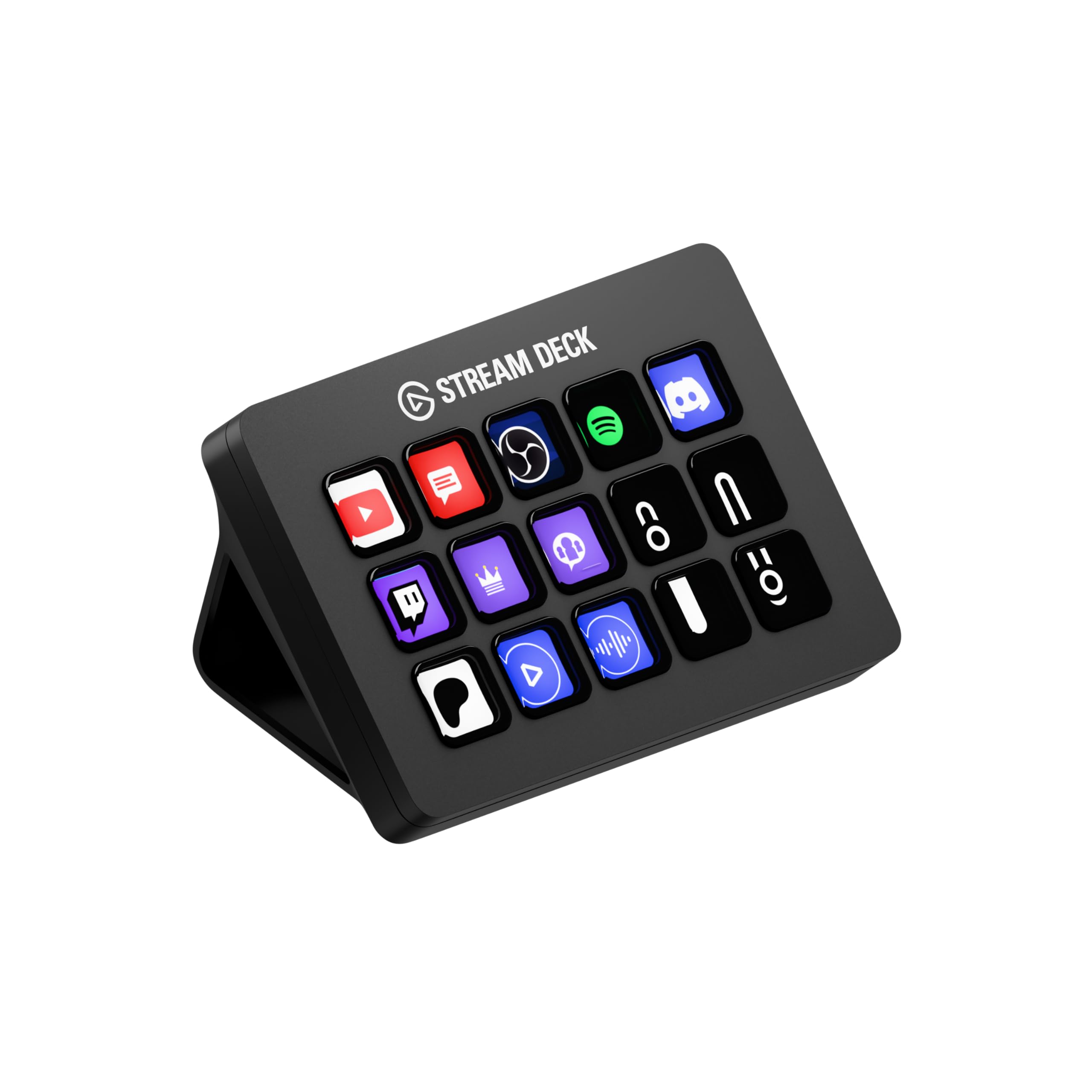 elgato-stream-deck-mk-2-studio-controller-15-macro-keys-visual-feedback-works-wi image 1