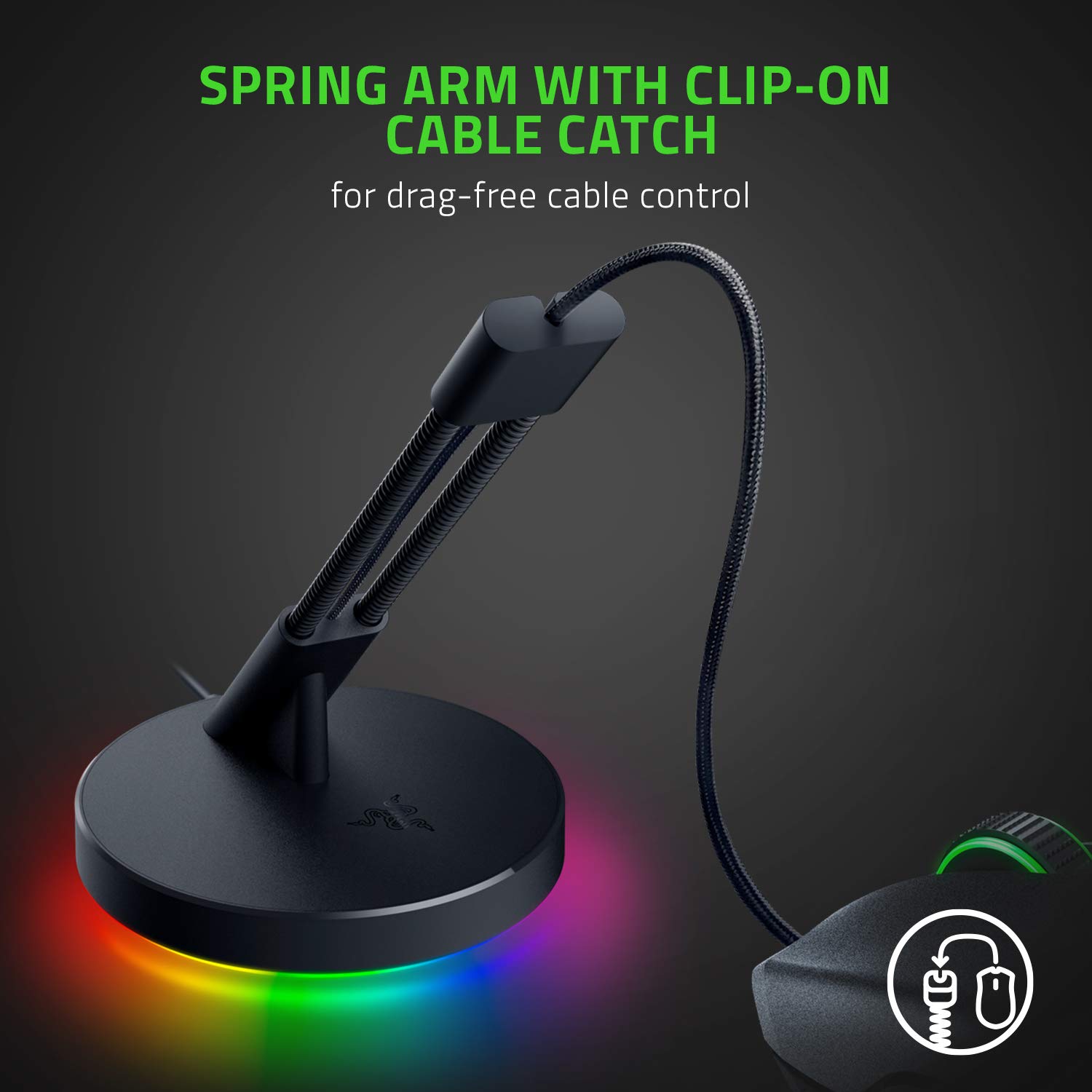 razer-mouse-bungee-v3-chroma-drag-free-wired-mouse-support-weighted-base-anti-sl image 2