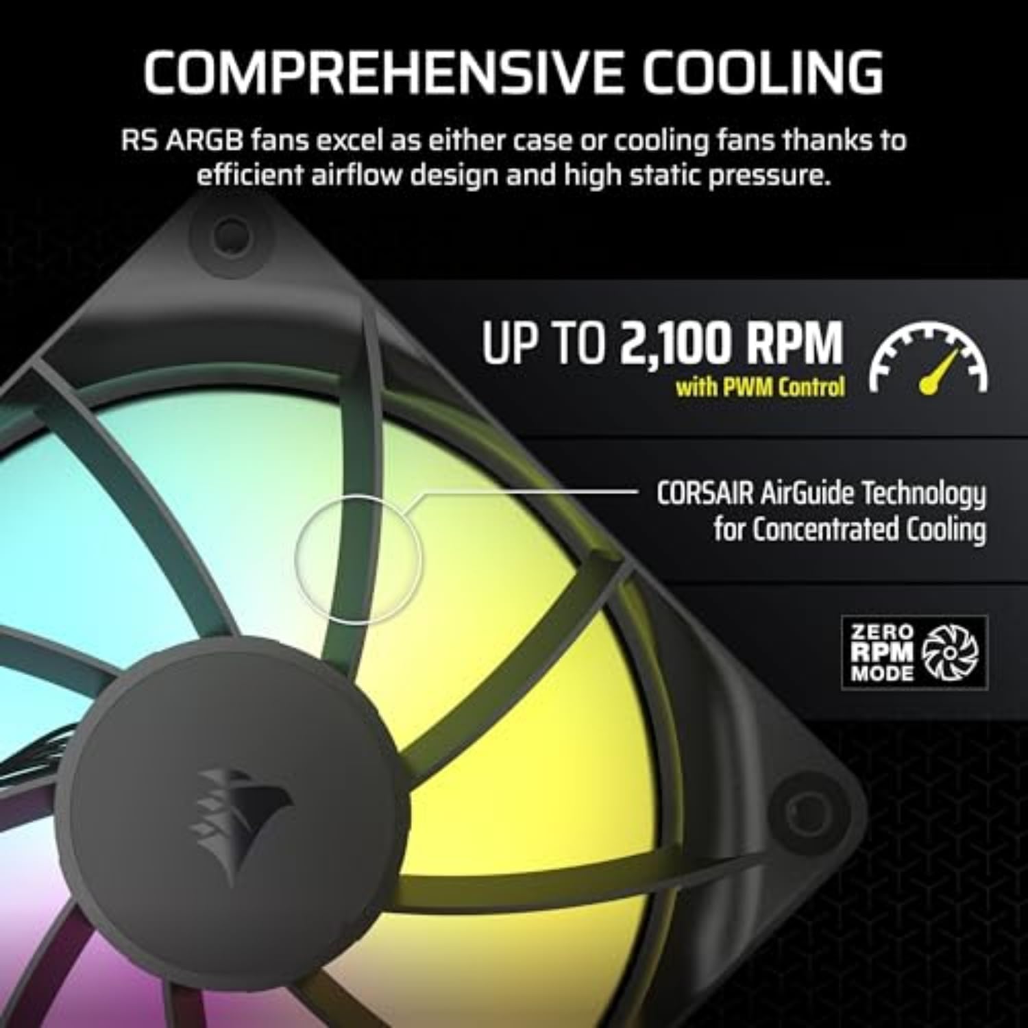 corsair-rs120-argb-120mm-pwm-fans-triple-pack-daisy-chain-low-noise-magnetic-dom image 6