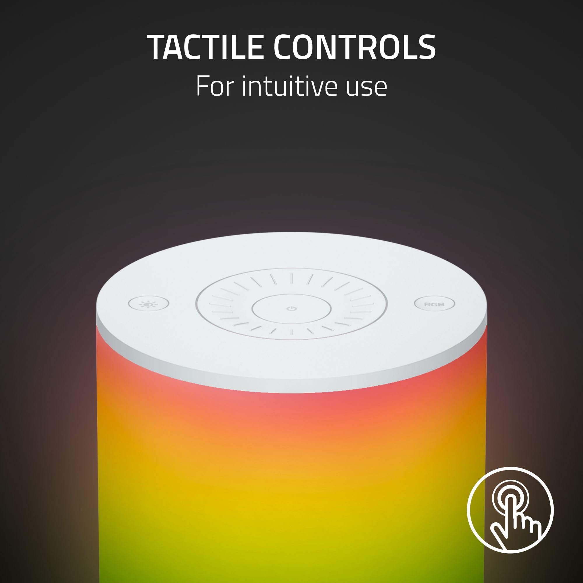 razer-aether-lamp-pro-multi-zone-rgb-led-lamp-with-touch-controls-bluetooth-matt image 3