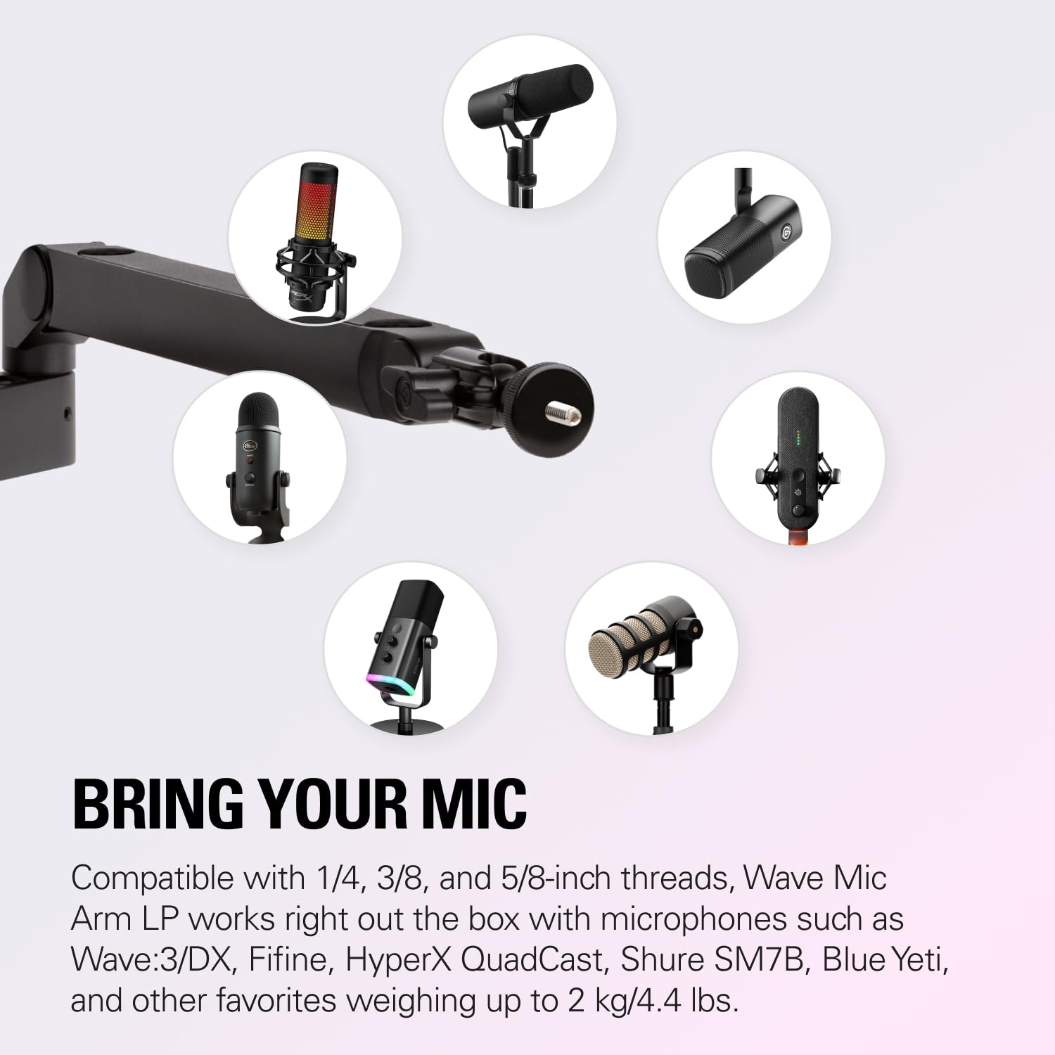 elgato-wave-mic-arm-lp-low-profile-microphone-boom-arm image 7