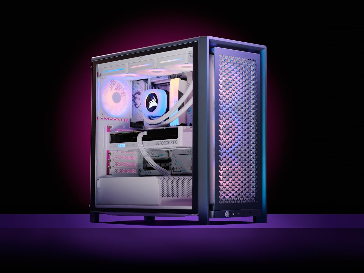 corsair-frame-4000d-vault-series-modular-mid-tower-atx-pc-case-high-airflow-infi image 2