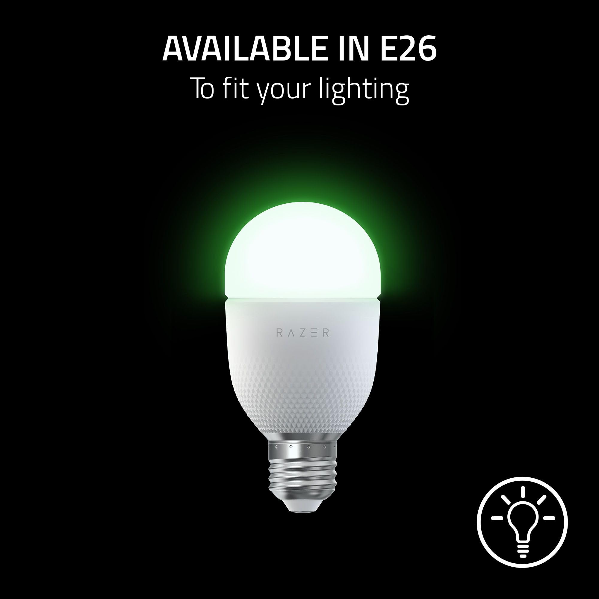 razer-aether-light-bulb-e26-9w-smart-led-bulb-with-razer-chroma-rgb-800-lumens-m image 2