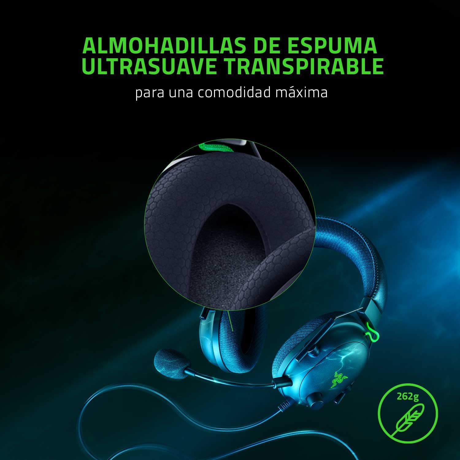 razer-blackshark-v2-gaming-headset-thx-7-1-surround-sound-50mm-drivers-detachabl image 5