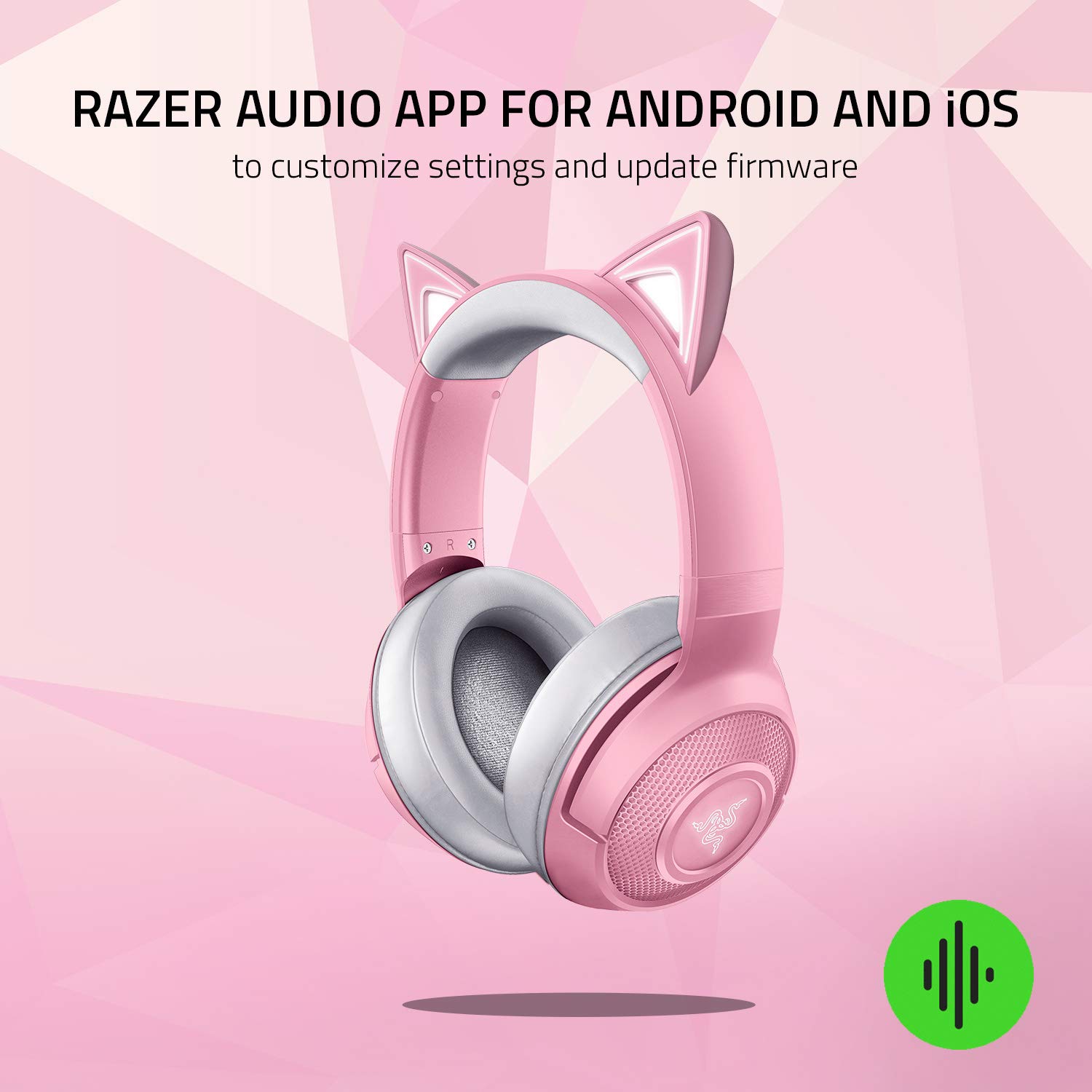 razer-kraken-bt-kitty-edition-wireless-bluetooth-headset-40ms-low-latency-custom image 7