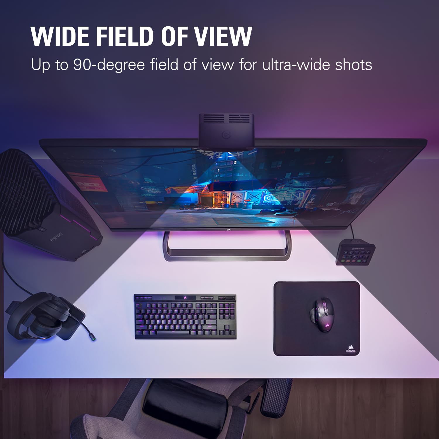 elgato-facecam-pro-true-4k60-ultra-hd-webcam-sony-starvis-sensor-f-2-0-21mm-lens image 7