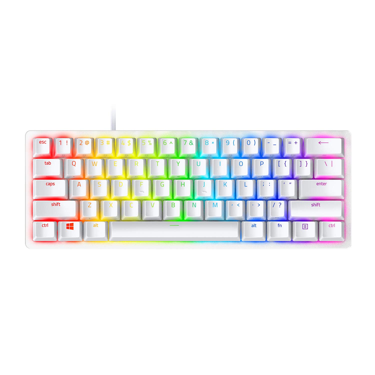 razer-huntsman-mini-60-gaming-keyboard-clicky-optical-switches-white-chroma-rgb- image 1