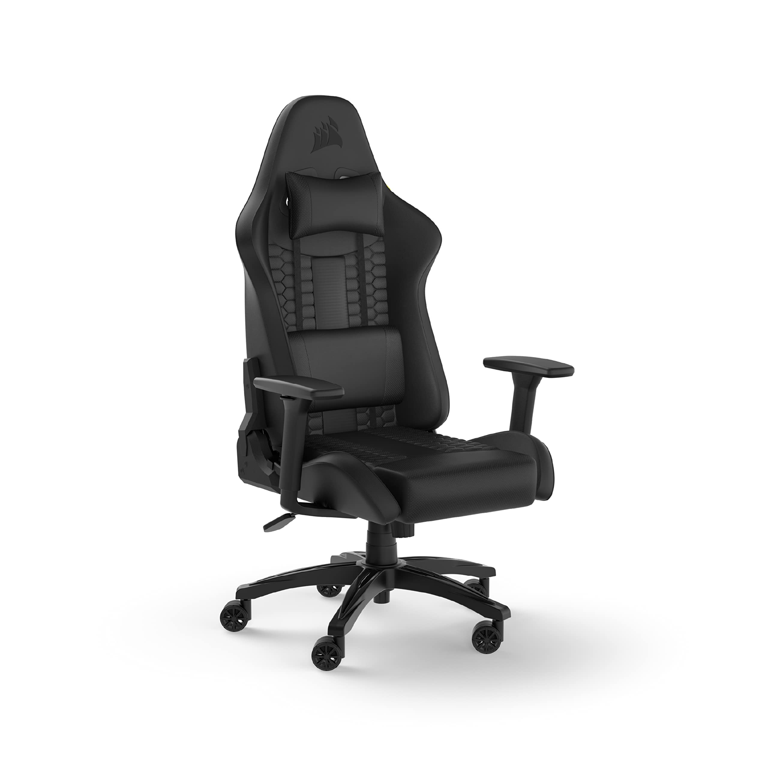 corsair-tc100-relaxed-gaming-chair-fabric-racing-inspired-wider-seat-lumbar-memo image 7