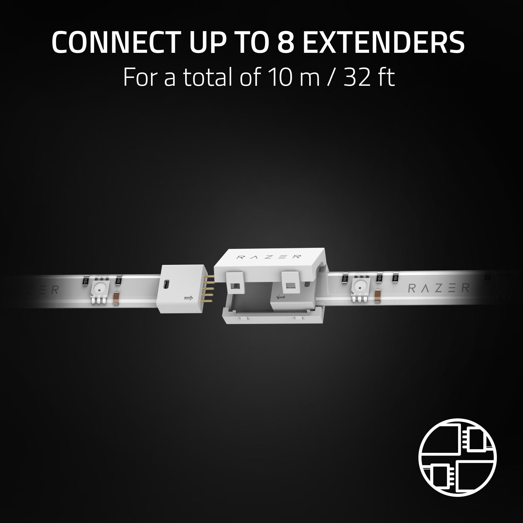 razer-aether-light-strip-3-ft-extender-chroma-rgb-led-strip image 3