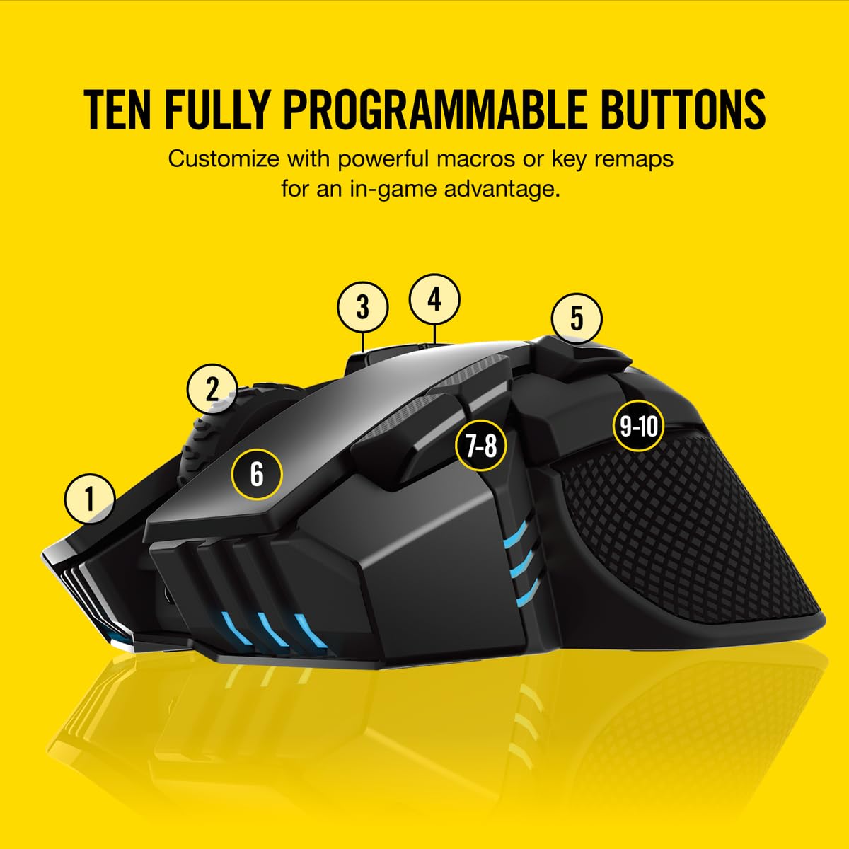 corsair-ironclaw-rgb-wireless-fps-moba-gaming-mouse-18-000-dpi-10-programmable-b image 6