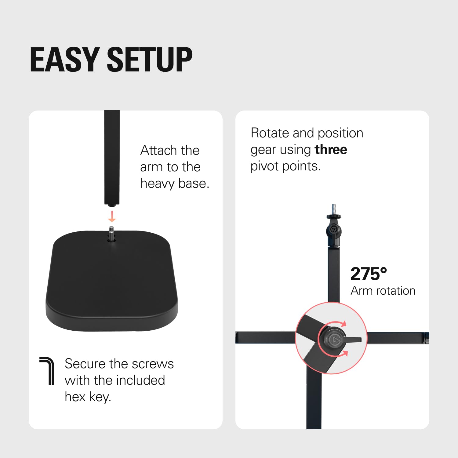 elgato-wave-desk-stand-adjustable-microphone-mount-with-3-pivot-points-holds-1kg image 6
