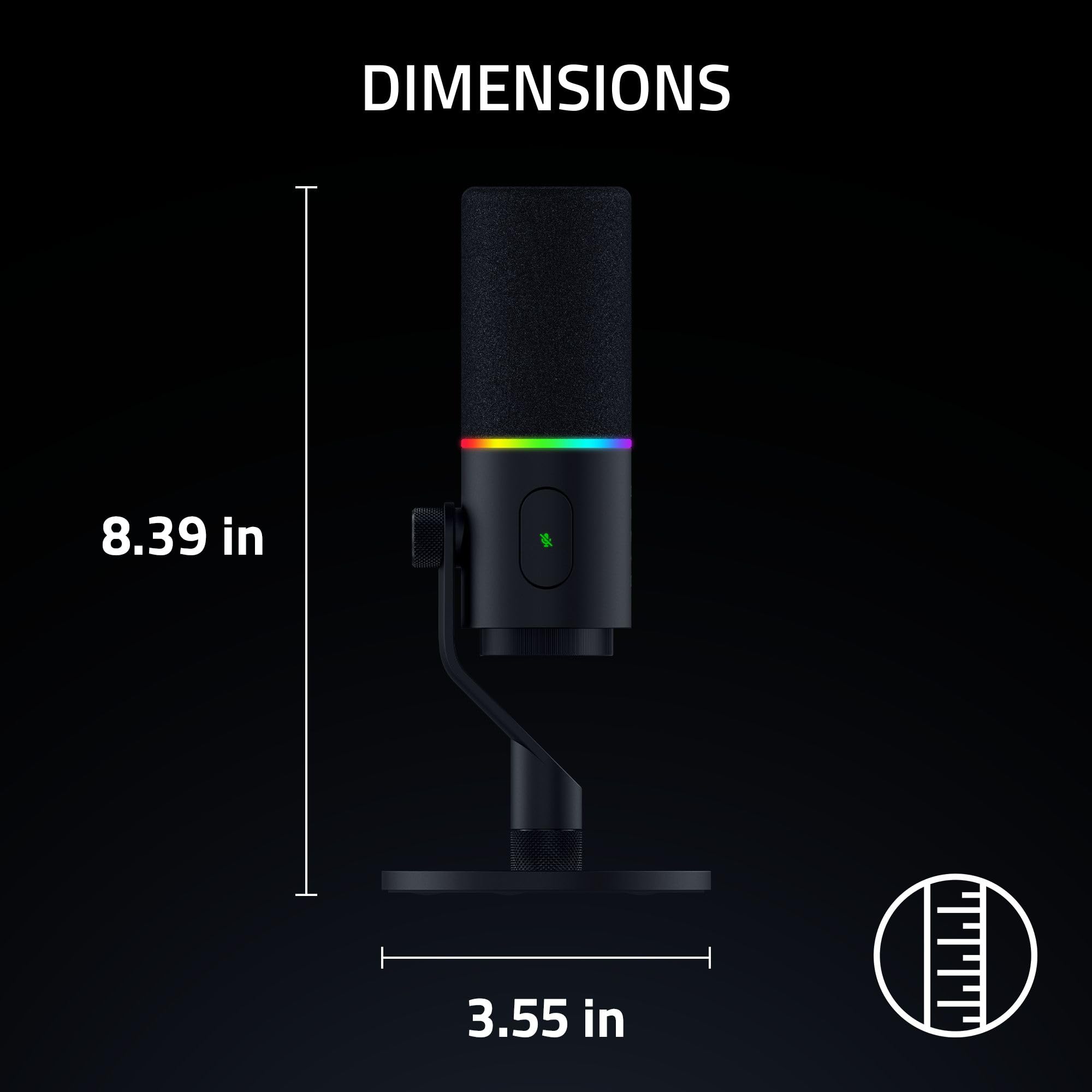 razer-seiren-v3-pro-dynamic-usb-xlr-streaming-microphone-32-bit-float-ai-noise-r image 8