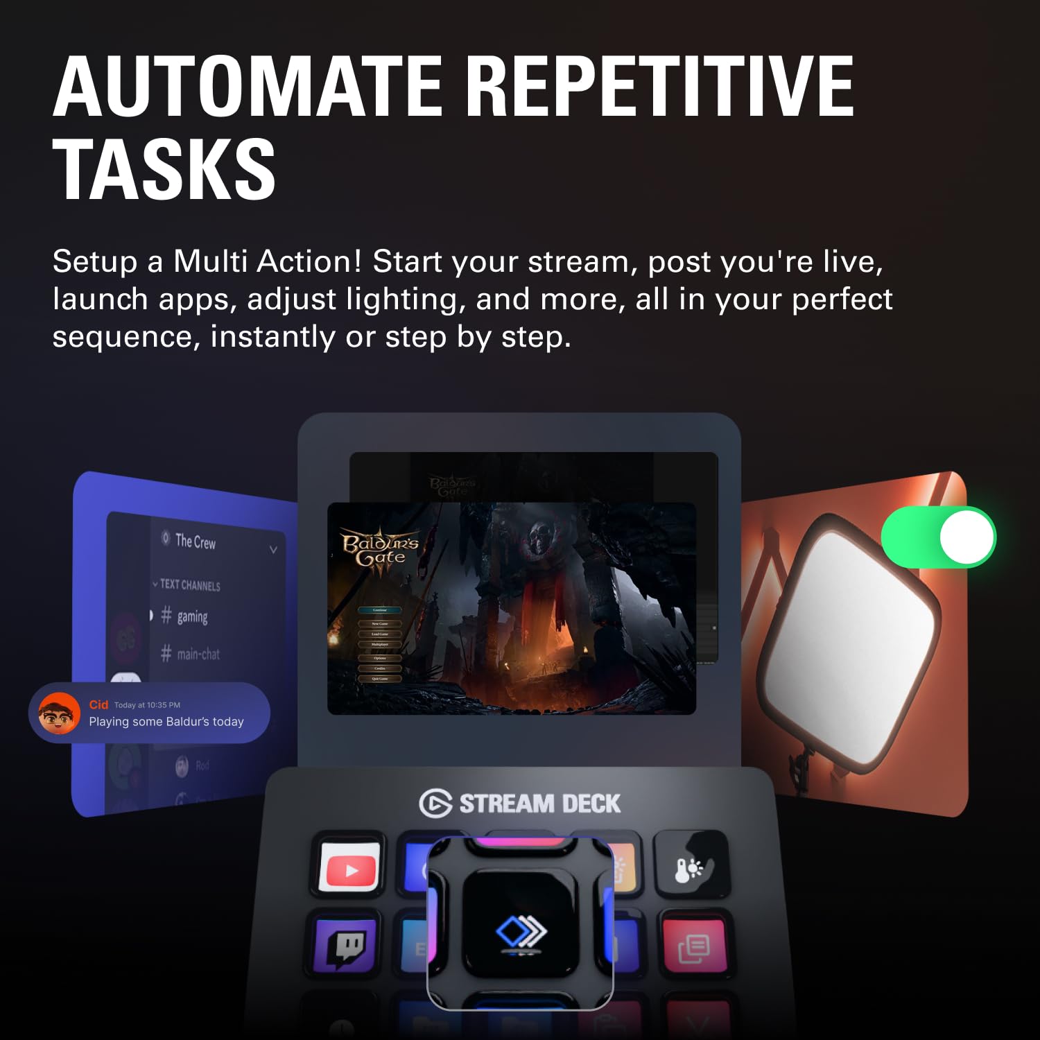 elgato-stream-deck-mk-2-studio-controller-15-macro-keys-visual-feedback-works-wi image 5