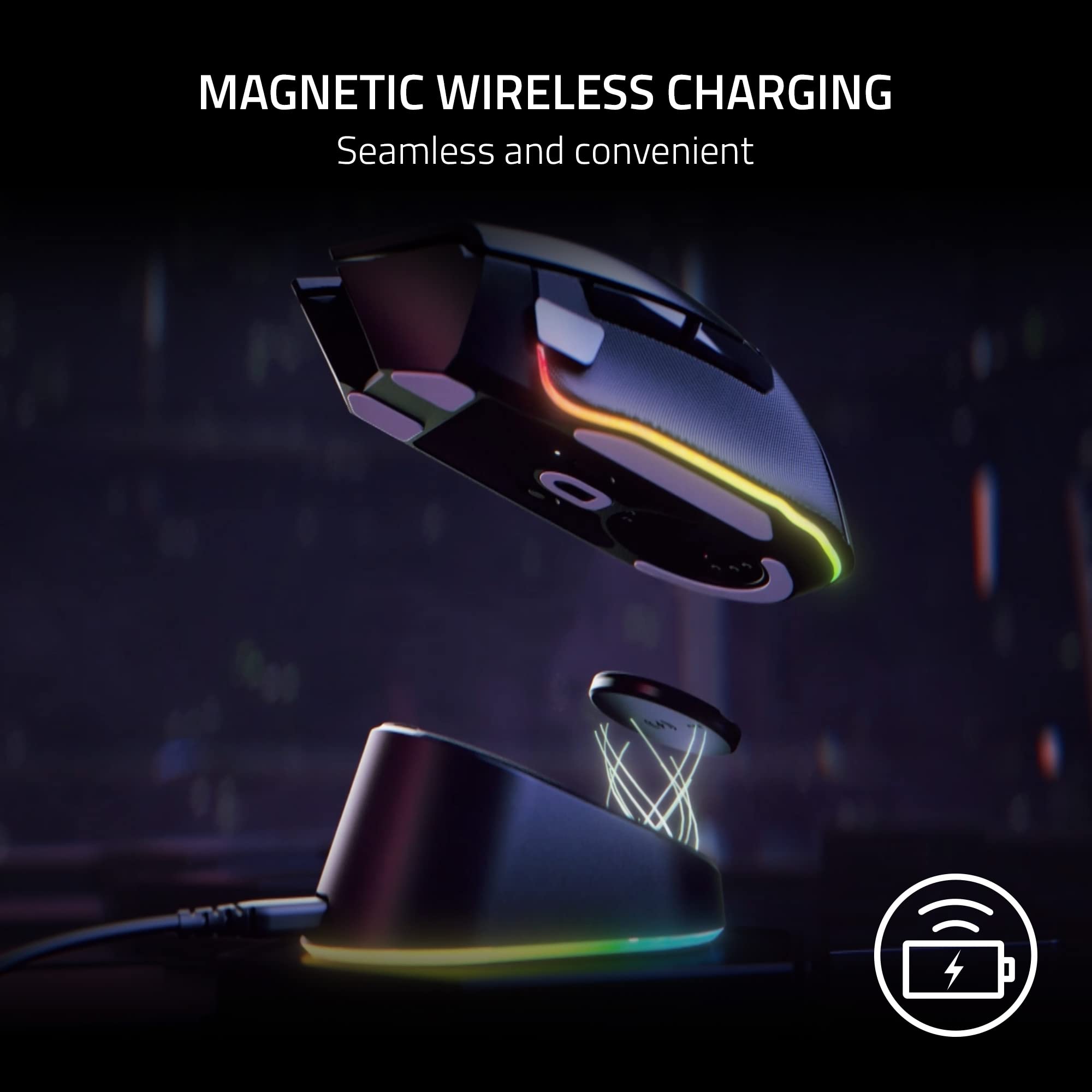 razer-mouse-dock-pro-with-wireless-charging-puck-magnetic-charging-integrated-hy image 2