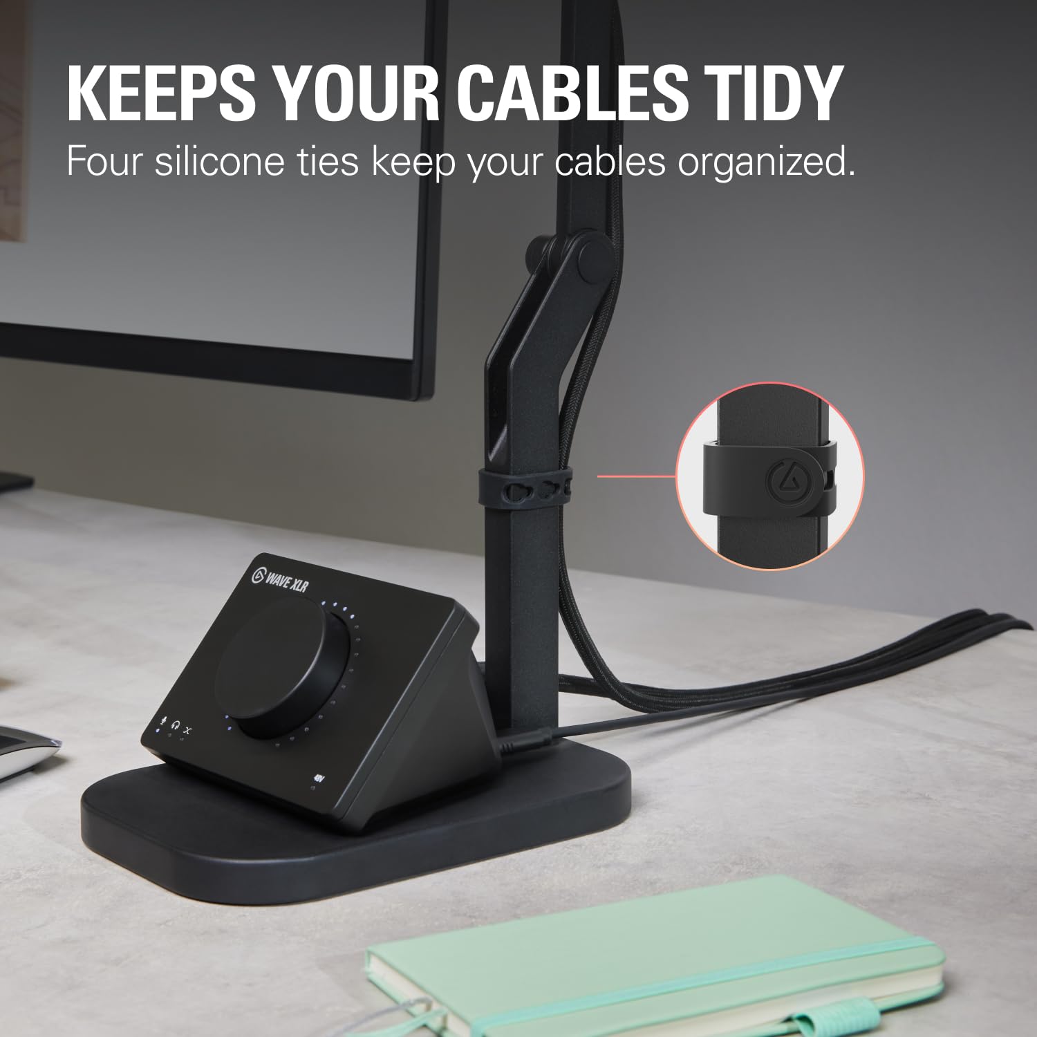 elgato-wave-desk-stand-adjustable-microphone-mount-with-3-pivot-points-holds-1kg image 7