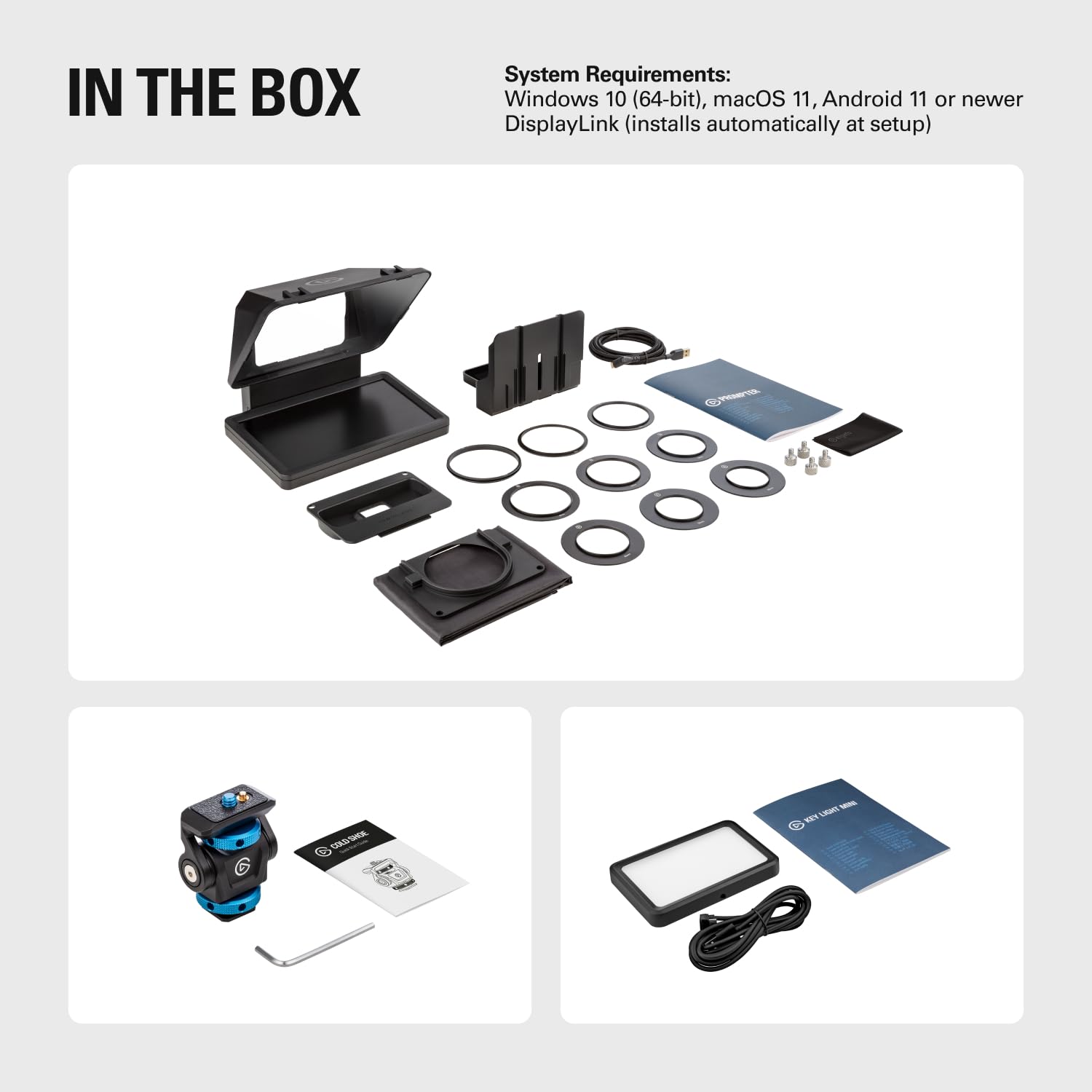 elgato-prompter-lighting-kit-teleprompter-with-portable-led-panel-and-rechargeab image 8