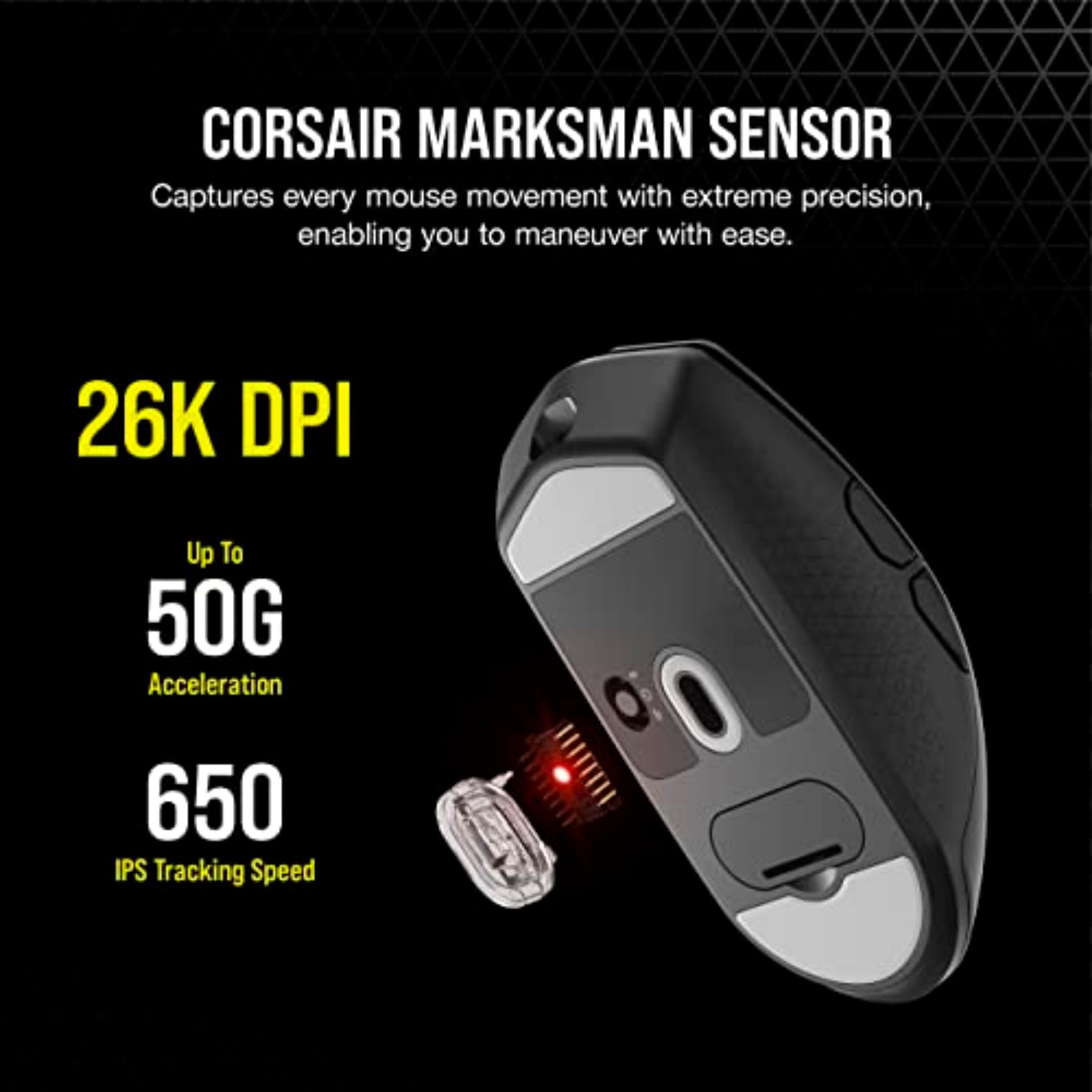 corsair-katar-elite-wireless-ultra-light-fps-gaming-mouse-26-000-dpi-optical-sen image 7