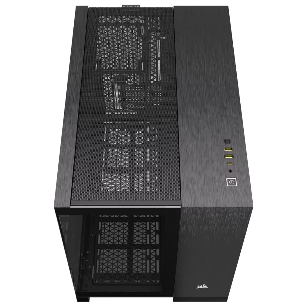 corsair-2500x-small-tower-matx-pc-case-panoramic-tempered-glass-reverse-connecti image 2