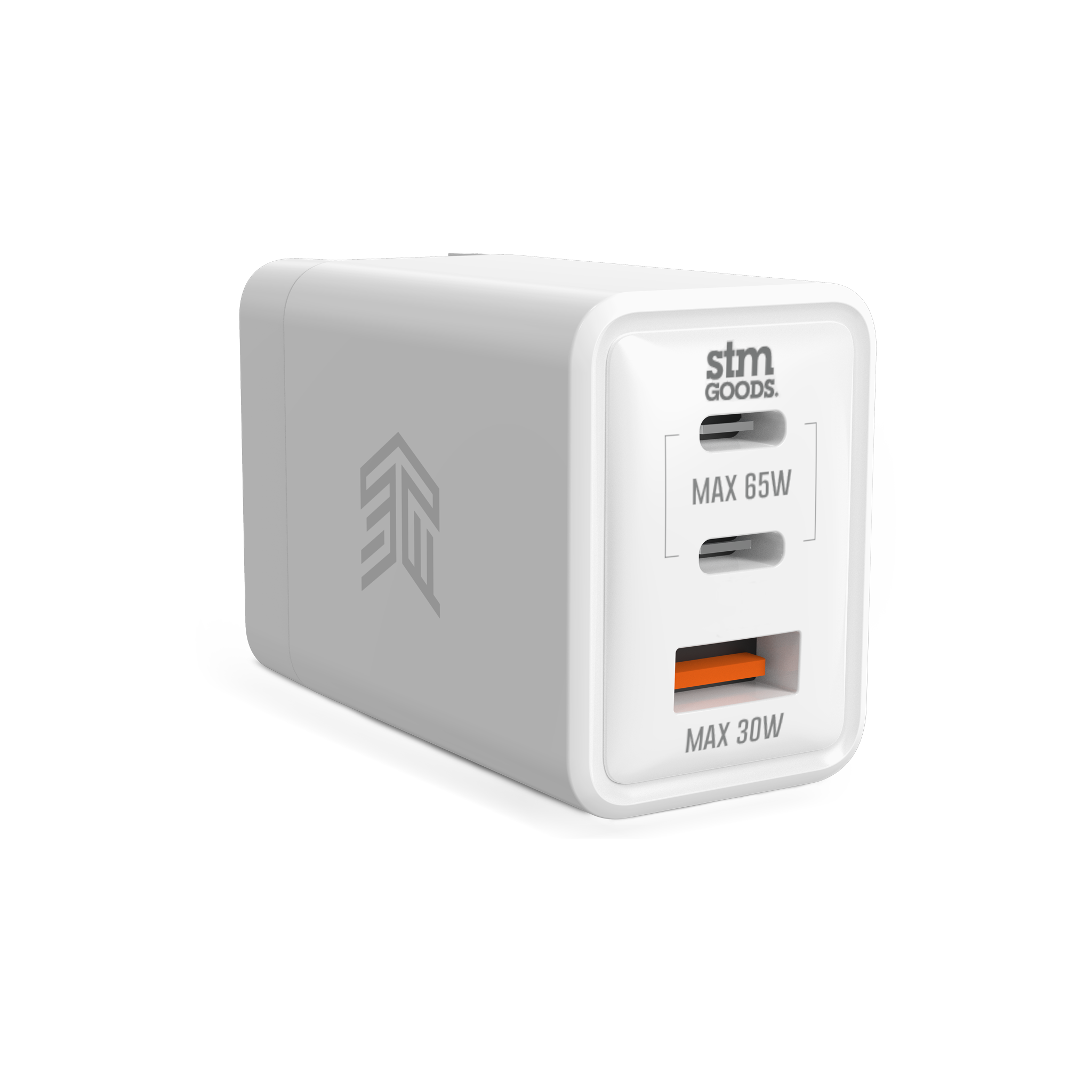 stm-goods-65w-gan-3-port-usb-c-a-universal-travel-power-adapter image 1