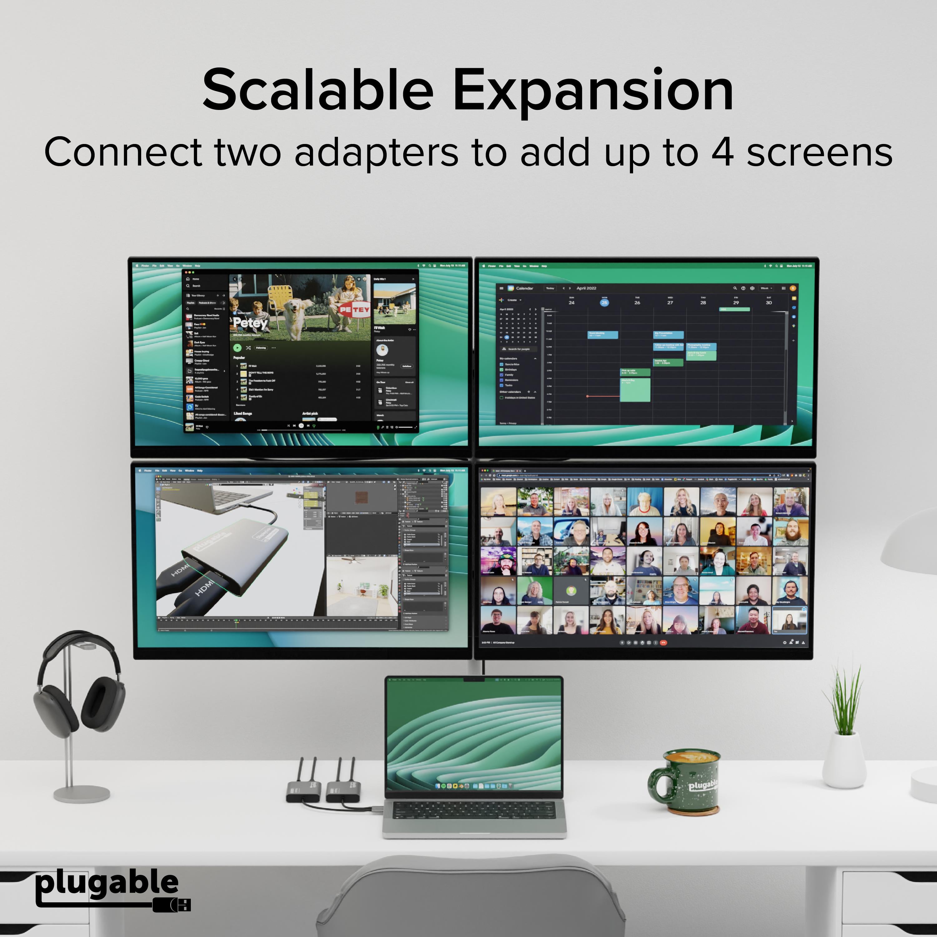 plugable-usb-c-to-hdmi-adapter-dual-monitor-4k-60hz-for-mac-m1-m2-m3 image 7