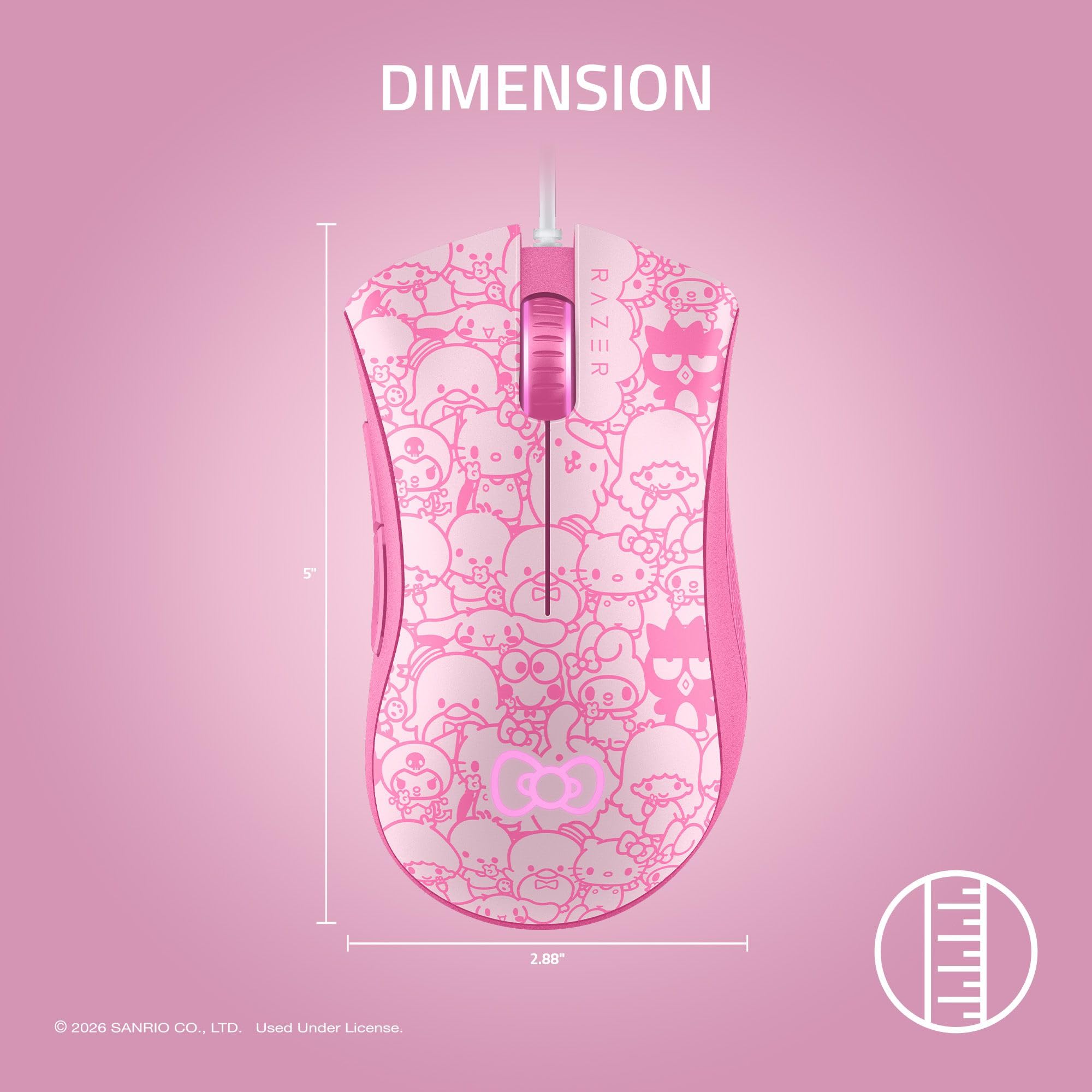 razer-deathadder-essential-gaming-mouse-hello-kitty-and-friends-edition-6400-dpi image 6