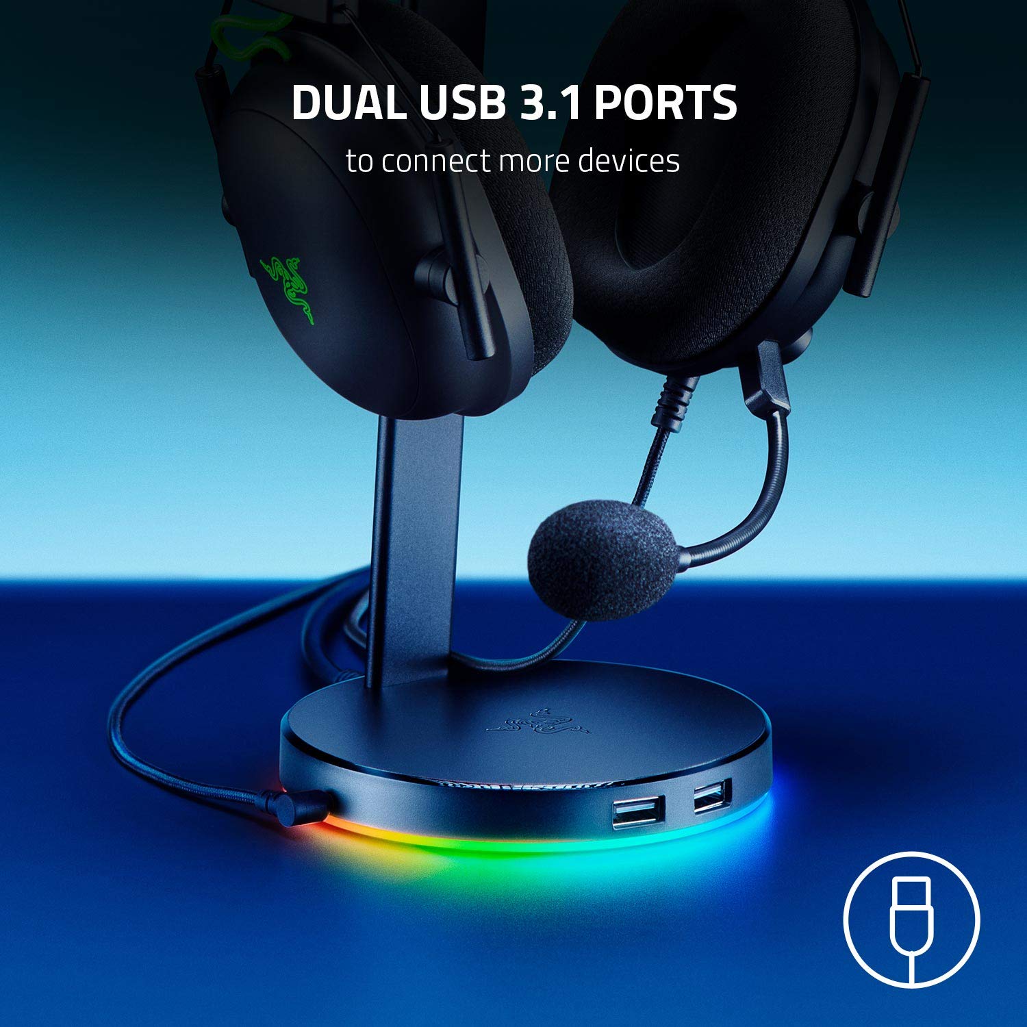 razer-kraken-x-usb-ultralight-gaming-headset-base-station-v2-chroma-7-1-surround image 7