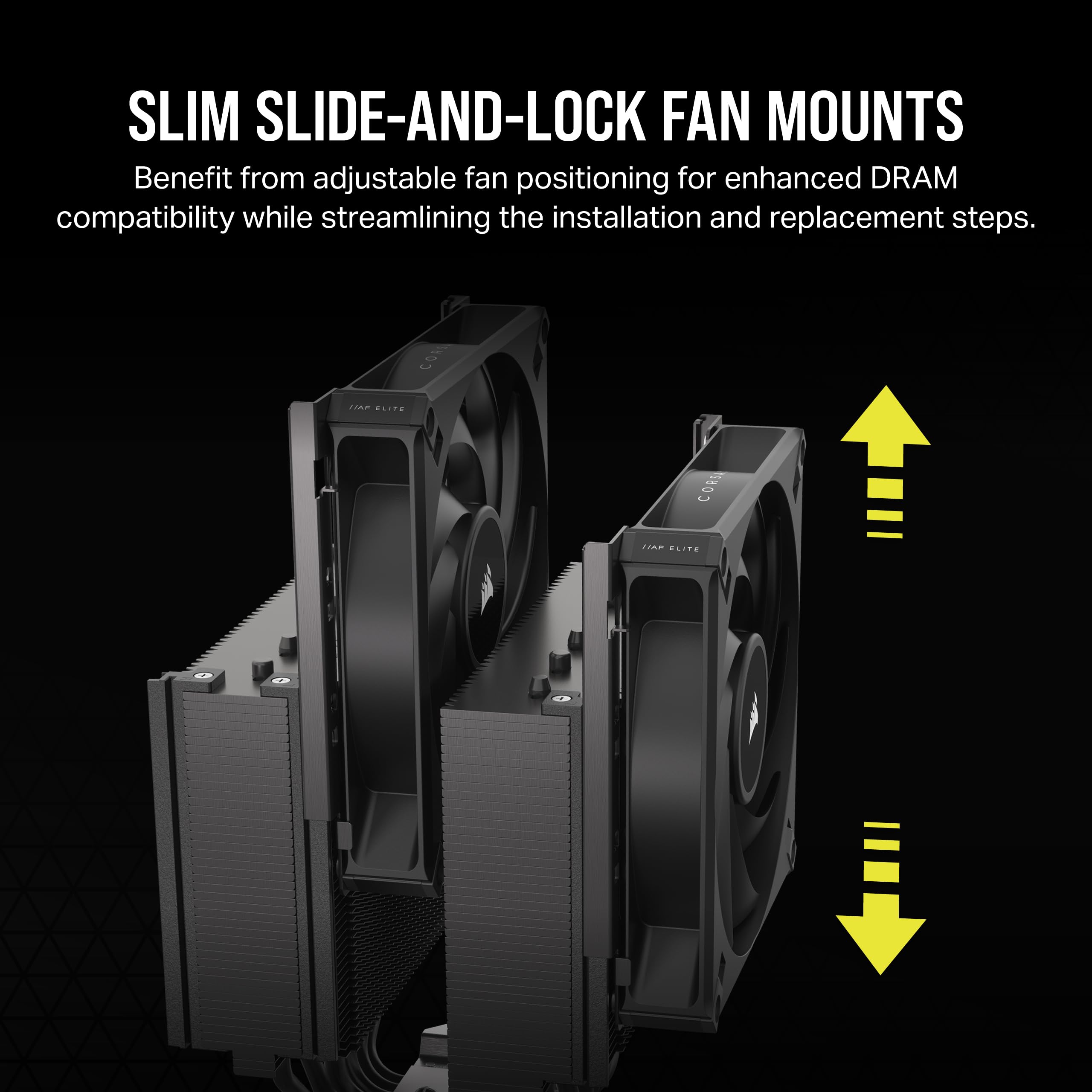 corsair-a115-high-performance-tower-cpu-air-cooler-270w-tdp-dual-af140-elite-fan image 4
