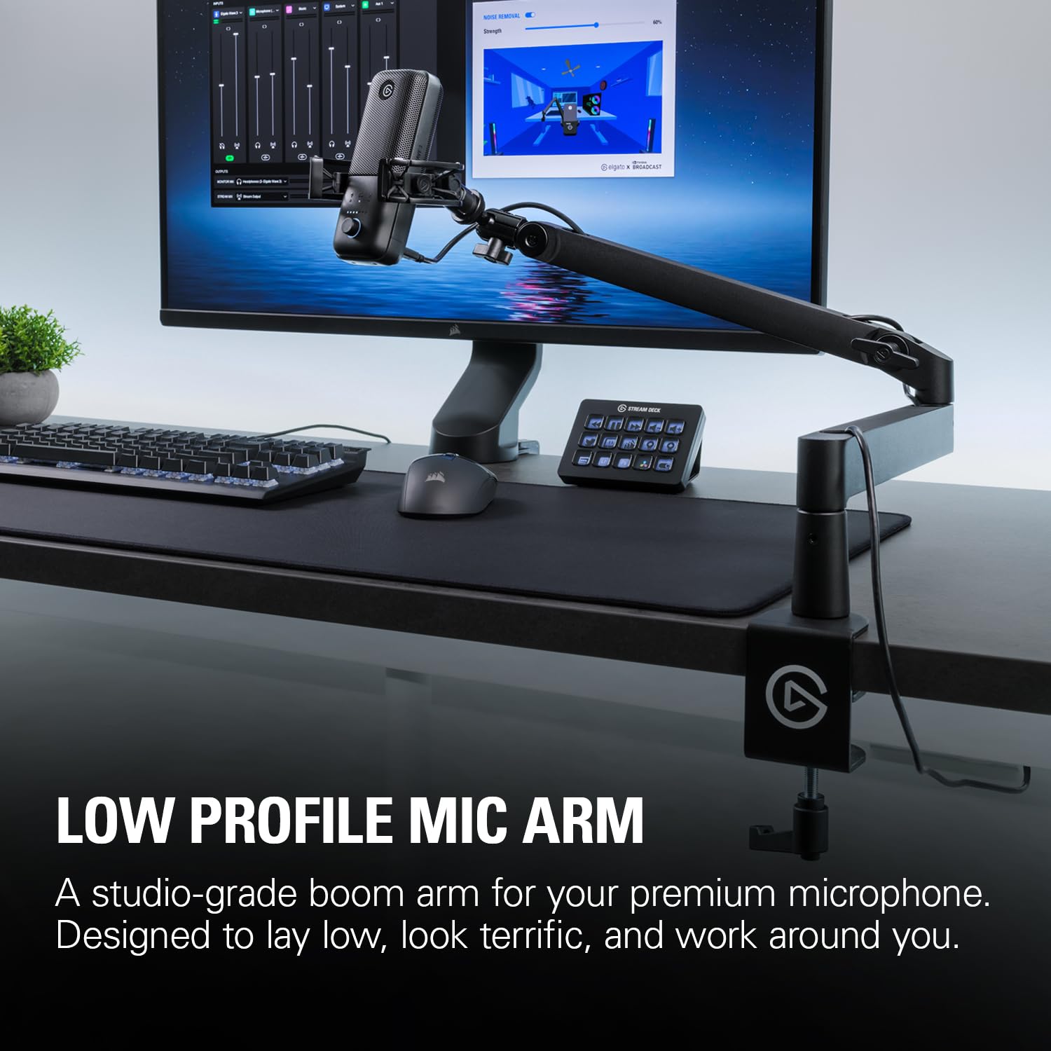 elgato-wave-mic-arm-lp-low-profile-microphone-boom-arm image 3