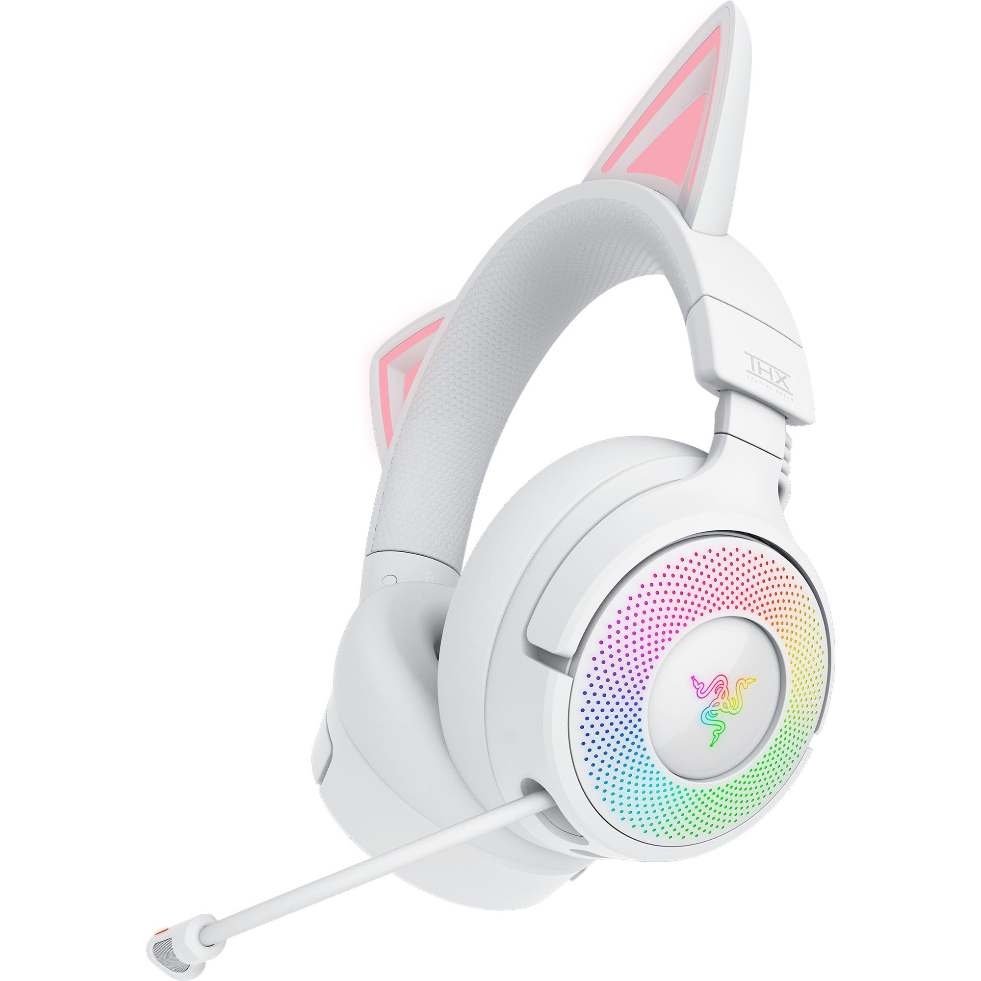 razer-kraken-kitty-v3-pro-wireless-rgb-gaming-headset-white image 1