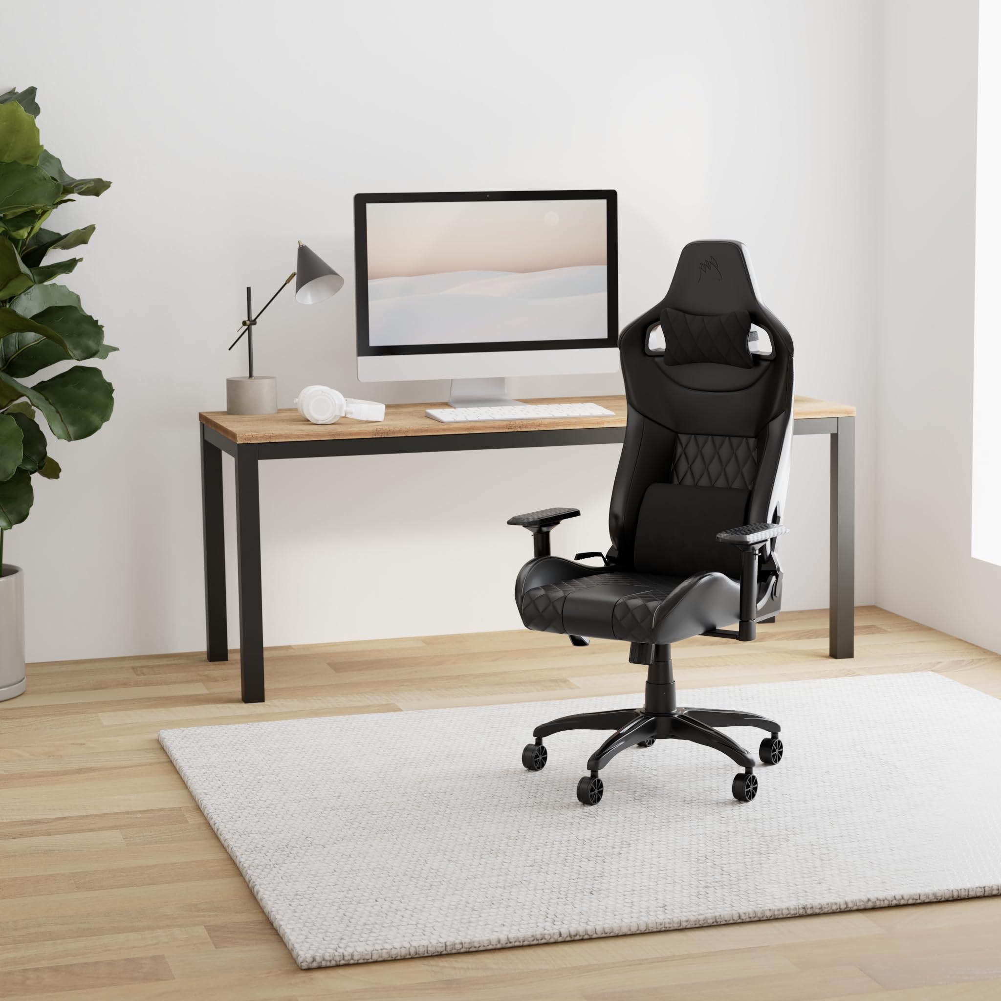 corsair-t1-race-gaming-chair-2023-black image 2