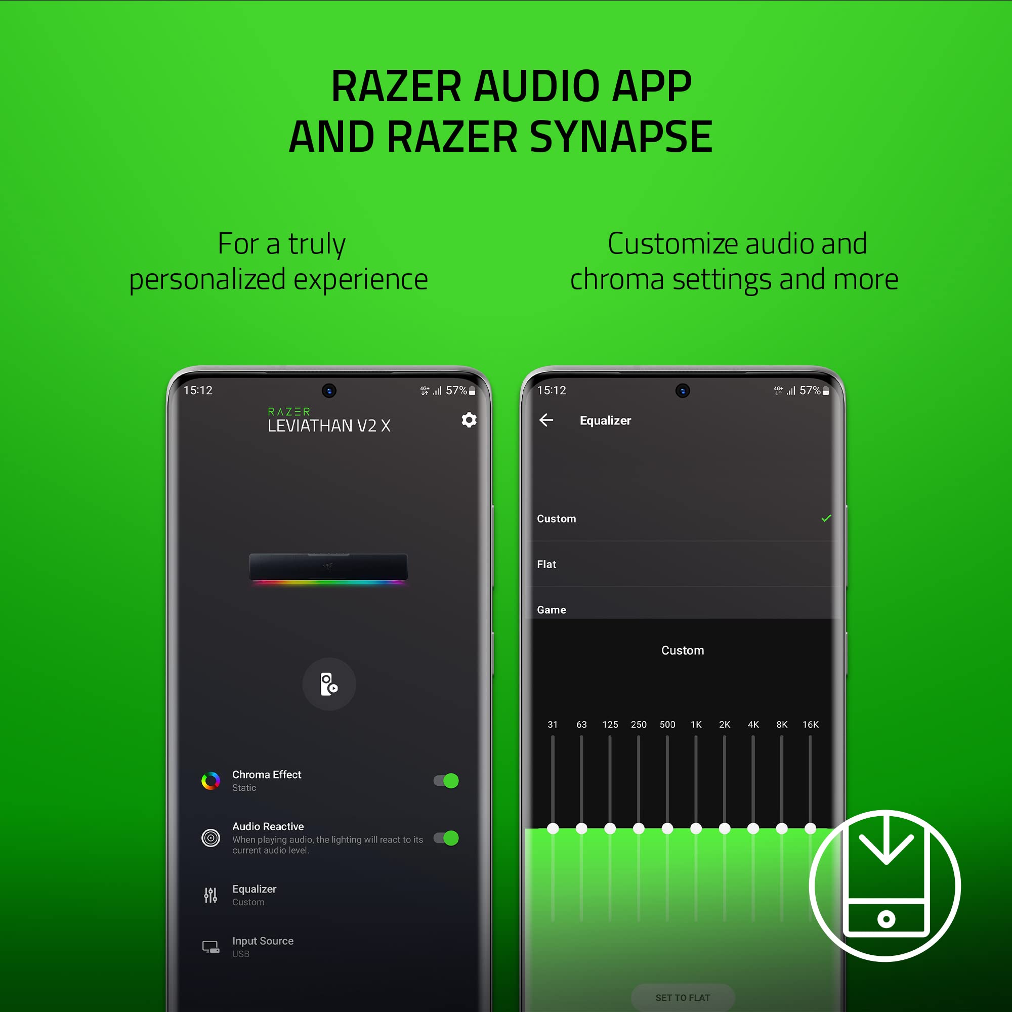 razer-leviathan-v2-x-pc-soundbar-compact-full-range-drivers-bluetooth-5-0-usb-c- image 7