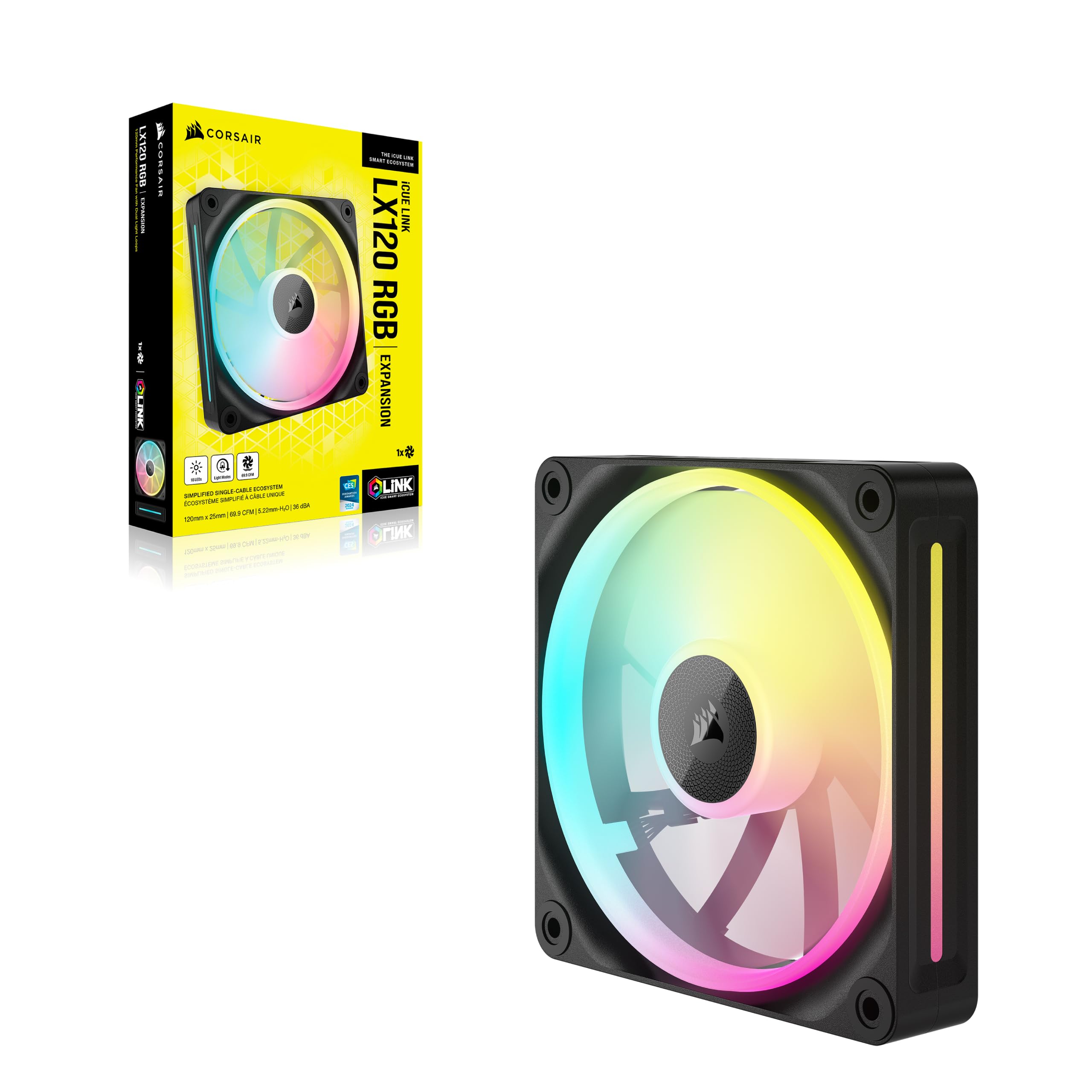 corsair-icue-link-lx120-rgb-120mm-pwm-fan-single-pack image 8