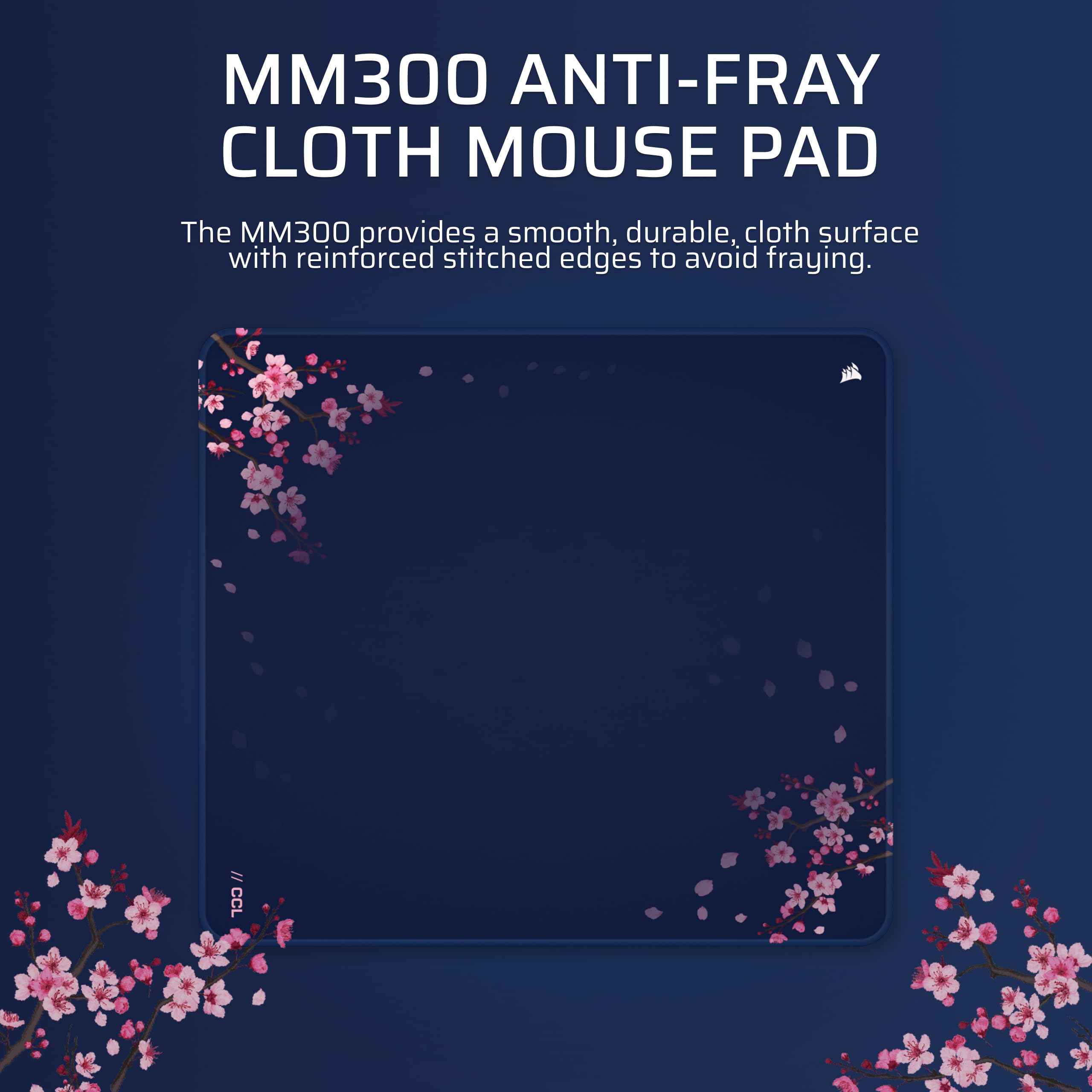 corsair-mm300-medium-dark-cherry-anti-fray-cloth-gaming-mouse-pad-36cm-x-30cm image 2
