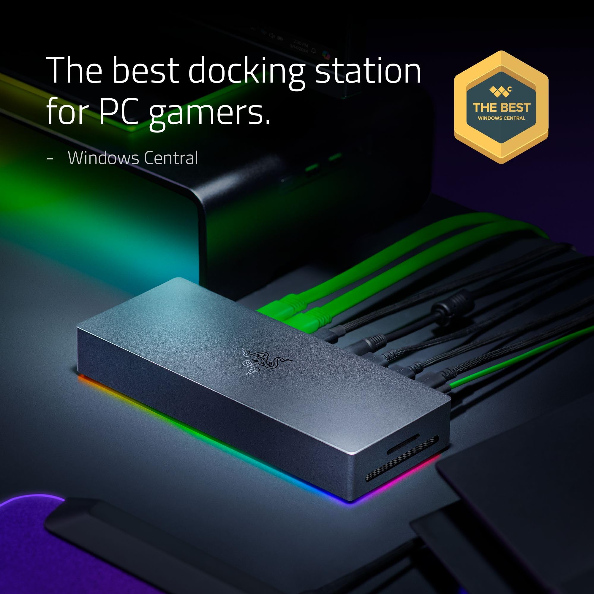 razer-thunderbolt-5-dock-chroma-11-port-thunderbolt-5-docking-station-with-m-2-s image 2