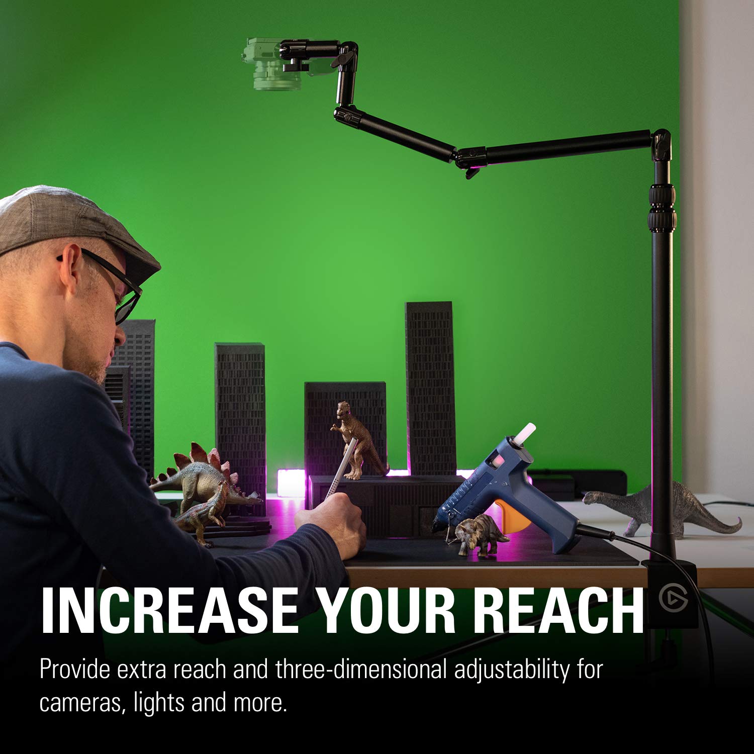 elgato-flex-arm-l-for-multi-mount-articulated-arm-adds-57cm-reach-modular-poles- image 7