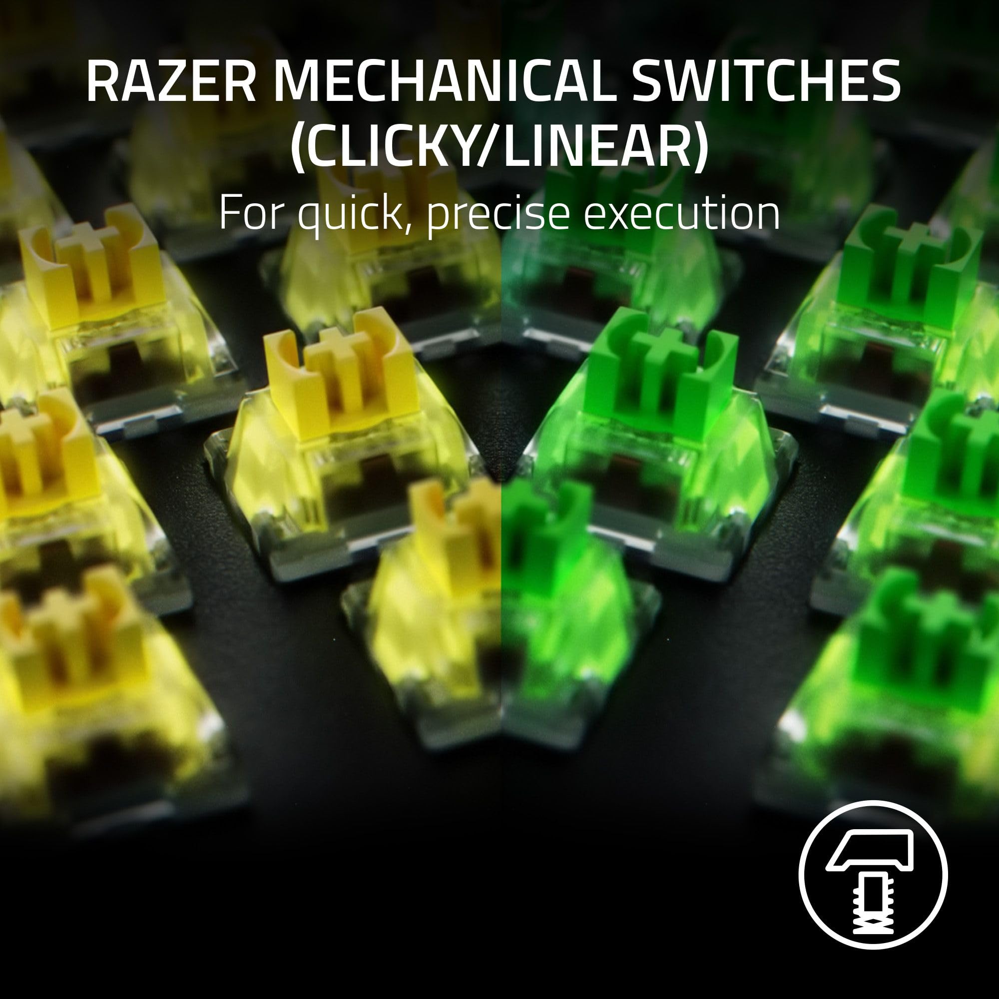 razer-blackwidow-v4-x-mechanical-gaming-keyboard-green-clicky-switches-6-macro-k image 2