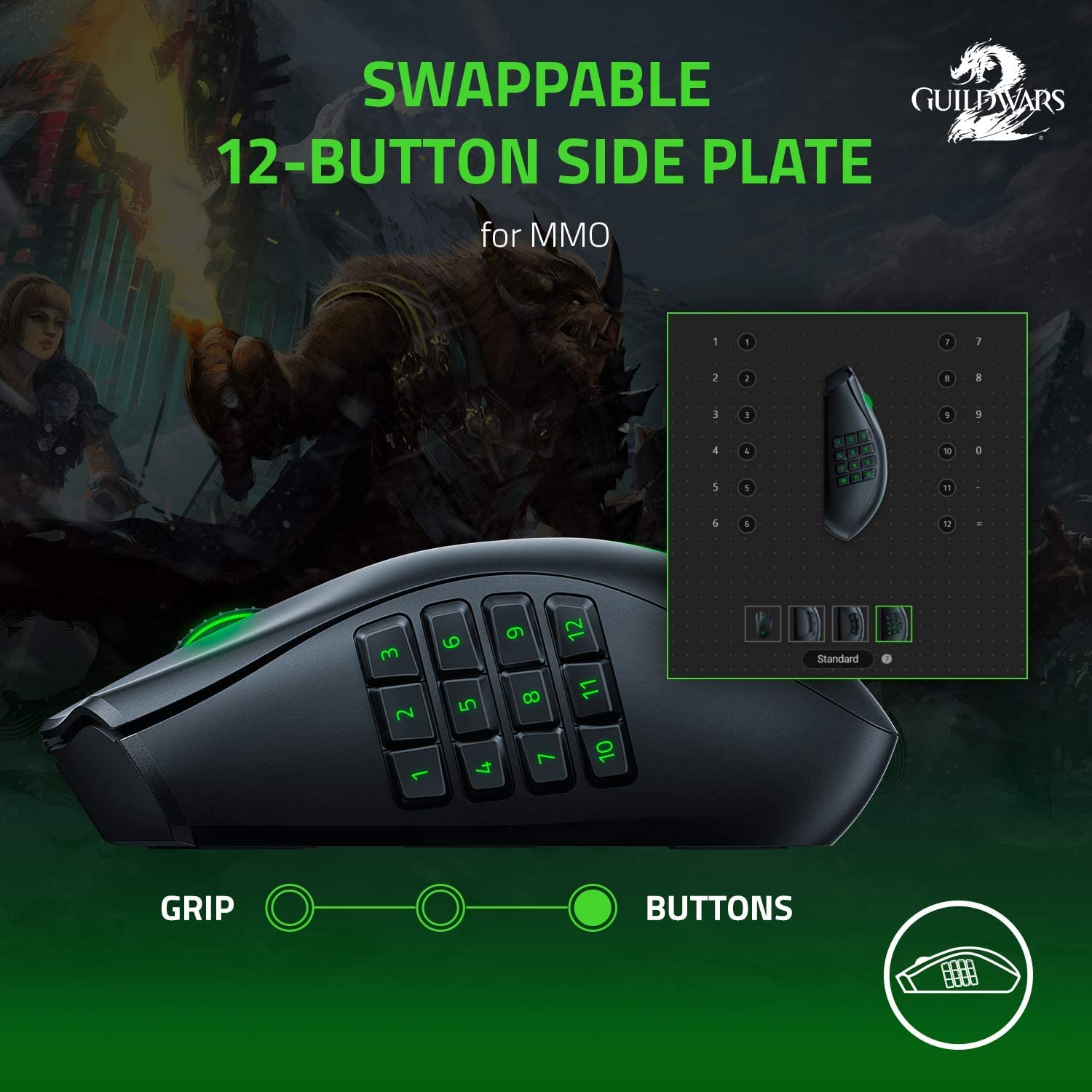razer-naga-pro-wireless-gaming-mouse-with-interchangeable-side-plates image 4