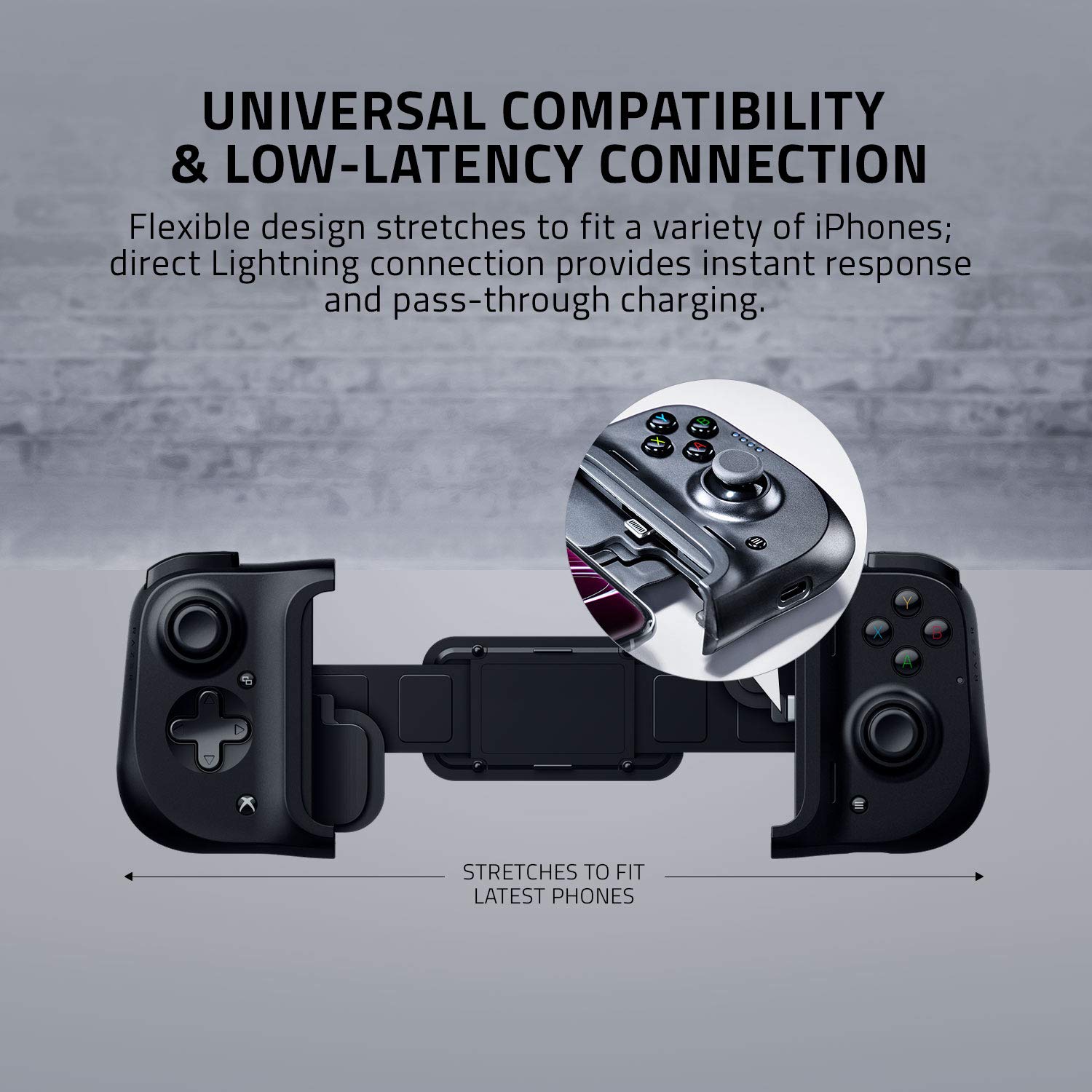 razer-kishi-mobile-game-controller-for-iphone-lightning-mfi-certified-zero-laten image 3