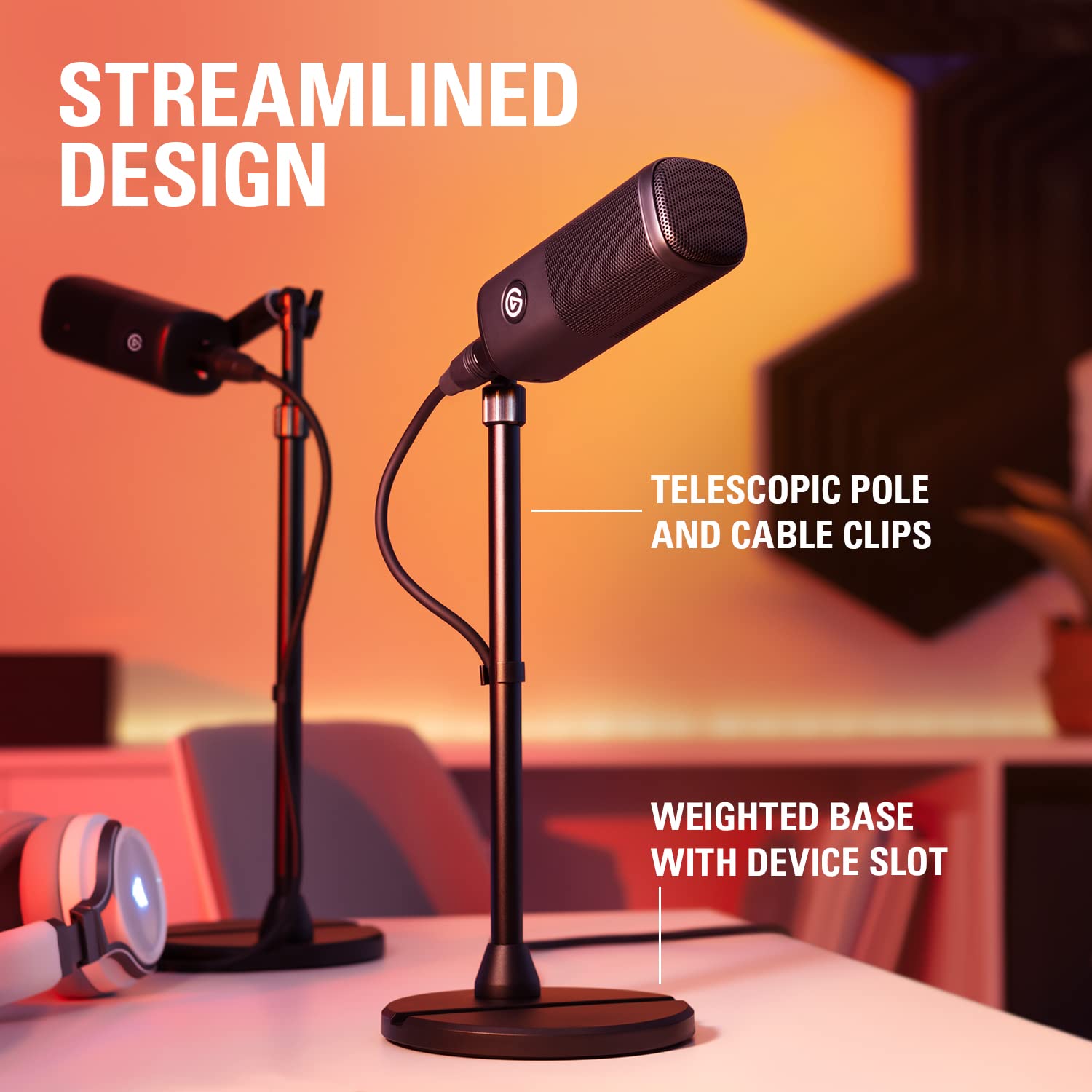 elgato-mini-mount-adjustable-desktop-stand-extends-to-64cm-with-phone-holder-col image 3