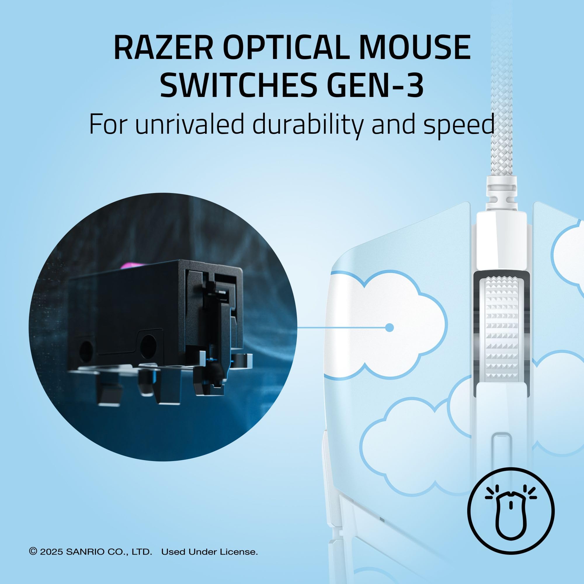 razer-cobra-cinnamoroll-edition-wired-gaming-mouse-58g-gen-3-optical-switches-85 image 3