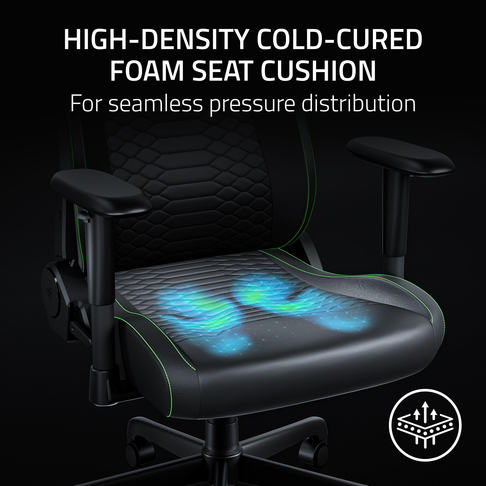 razer-iskur-v2-x-newgen-ergonomic-gaming-chair-built-in-lumbar-support-cooltouch image 5