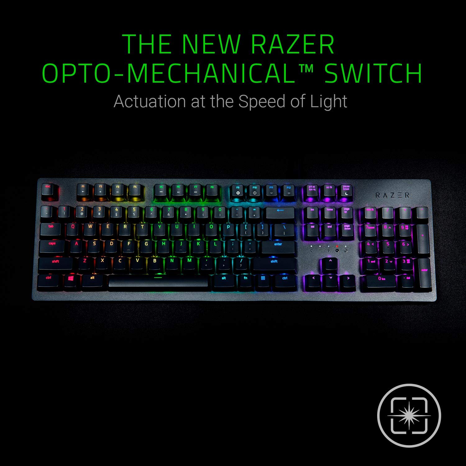 razer-huntsman-gaming-keyboard-clicky-optical-switches-chroma-rgb-aluminum-top-f image 3